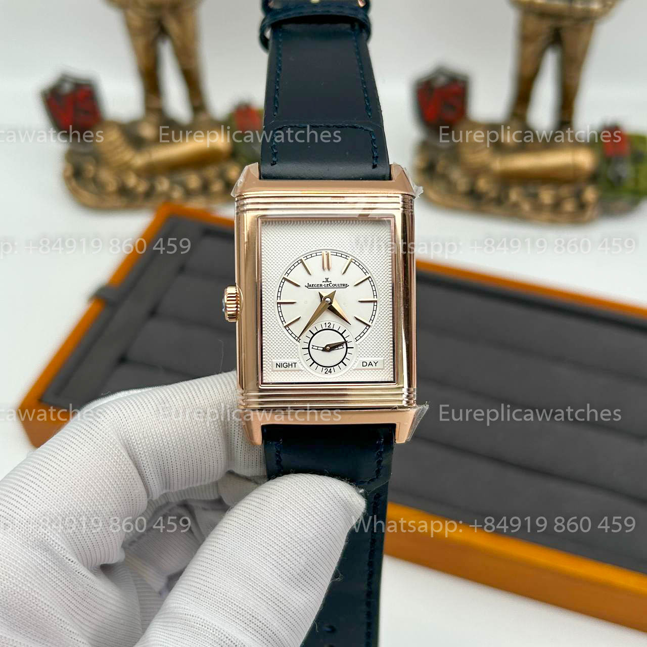 Jaeger-LeCoultre Reverso  Classic Large Duoface  Small Seconds 398258J MG Fabbrica 1:1 Best Clone Rose Gold