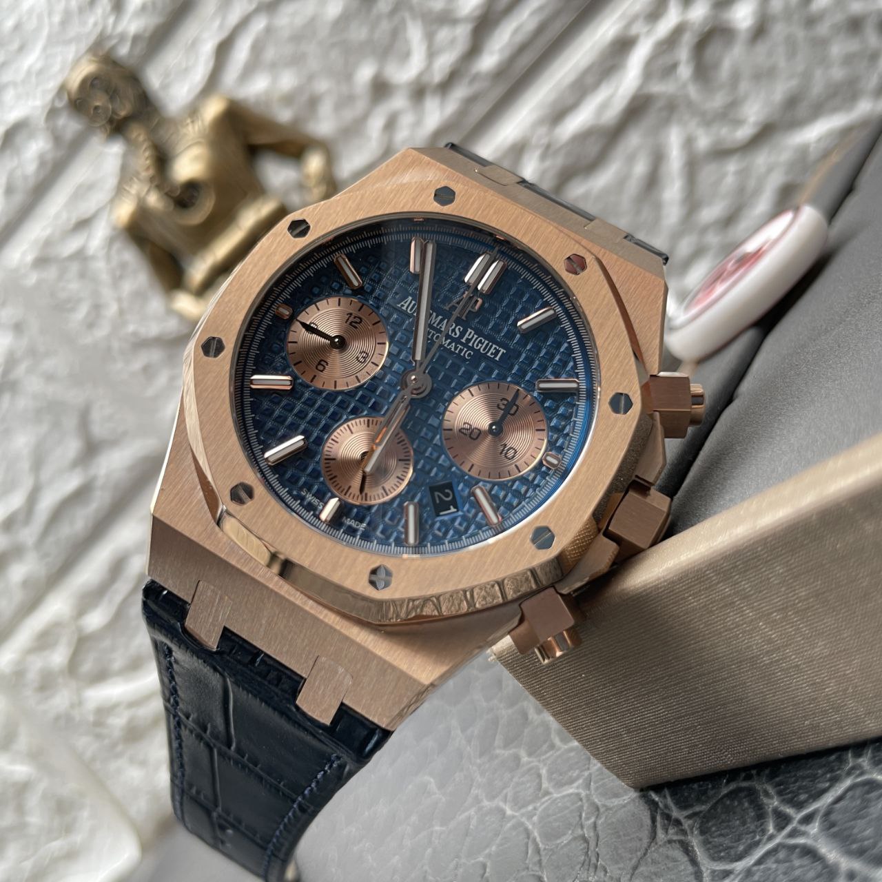 Audemars Piguet Royal Oak Chronograph 26331OR.OO.D315CR.01 1:1 Best Edition OM Fabbrica Rose Gold