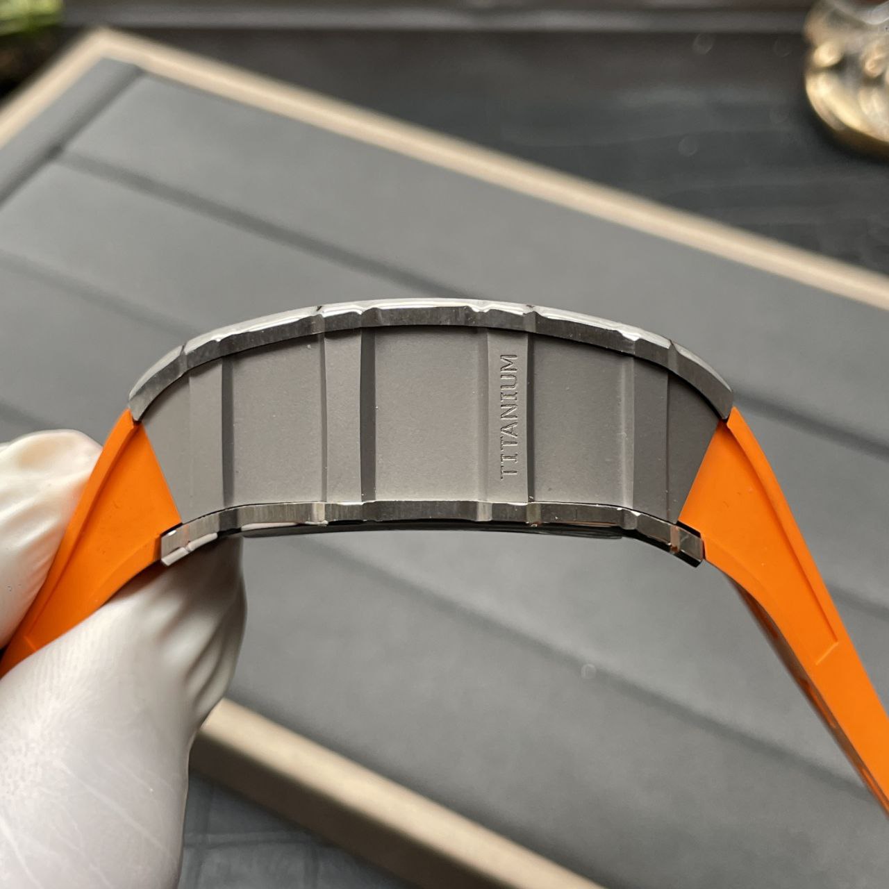 Richard Mille RM11-03 1:1 Best Edition KV Fabbrica Orange cinturino