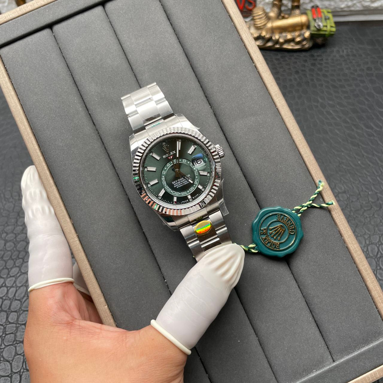 Rolex Sky Dweller M336934-0001 1:1 Best Edition ZF Fabbrica Green Dial