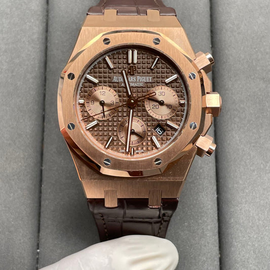 Audemars Piguet Royal Oak Chronograph 26331OR.OO.D821CR.01 1:1 Best Edition OM Fabbrica Rose Gold