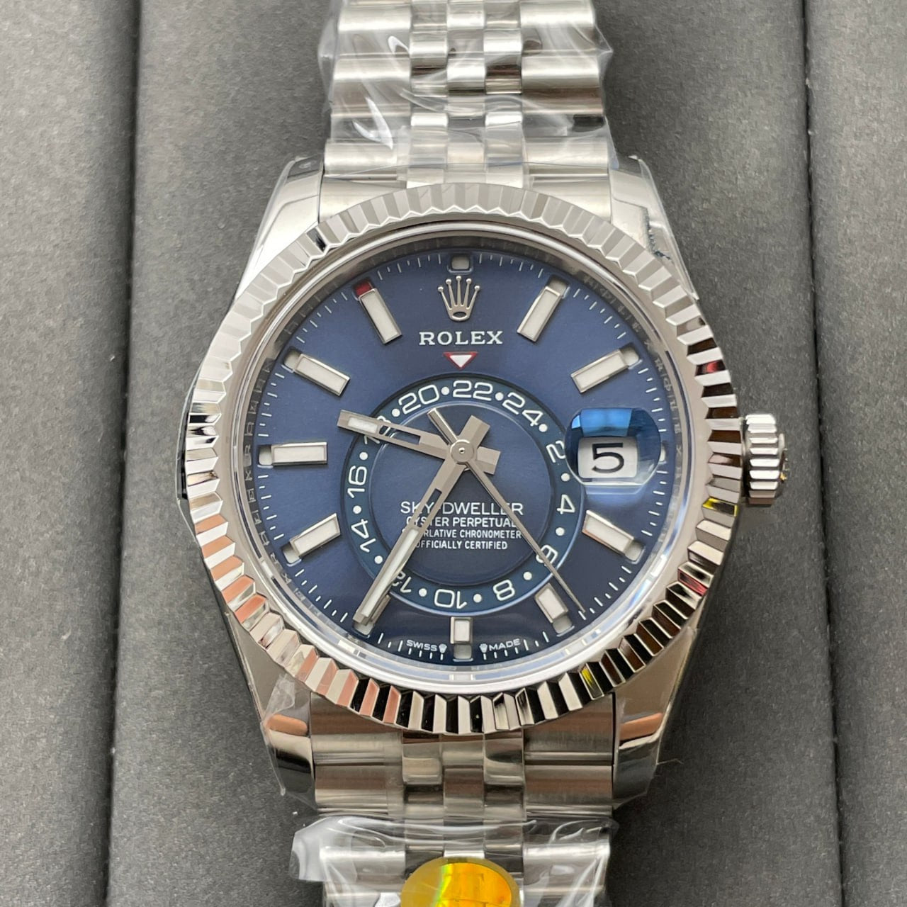 Rolex Sky Dweller M336934-0006 1:1 Best Edition ZF Fabbrica Blue Dial Newest Version 2024