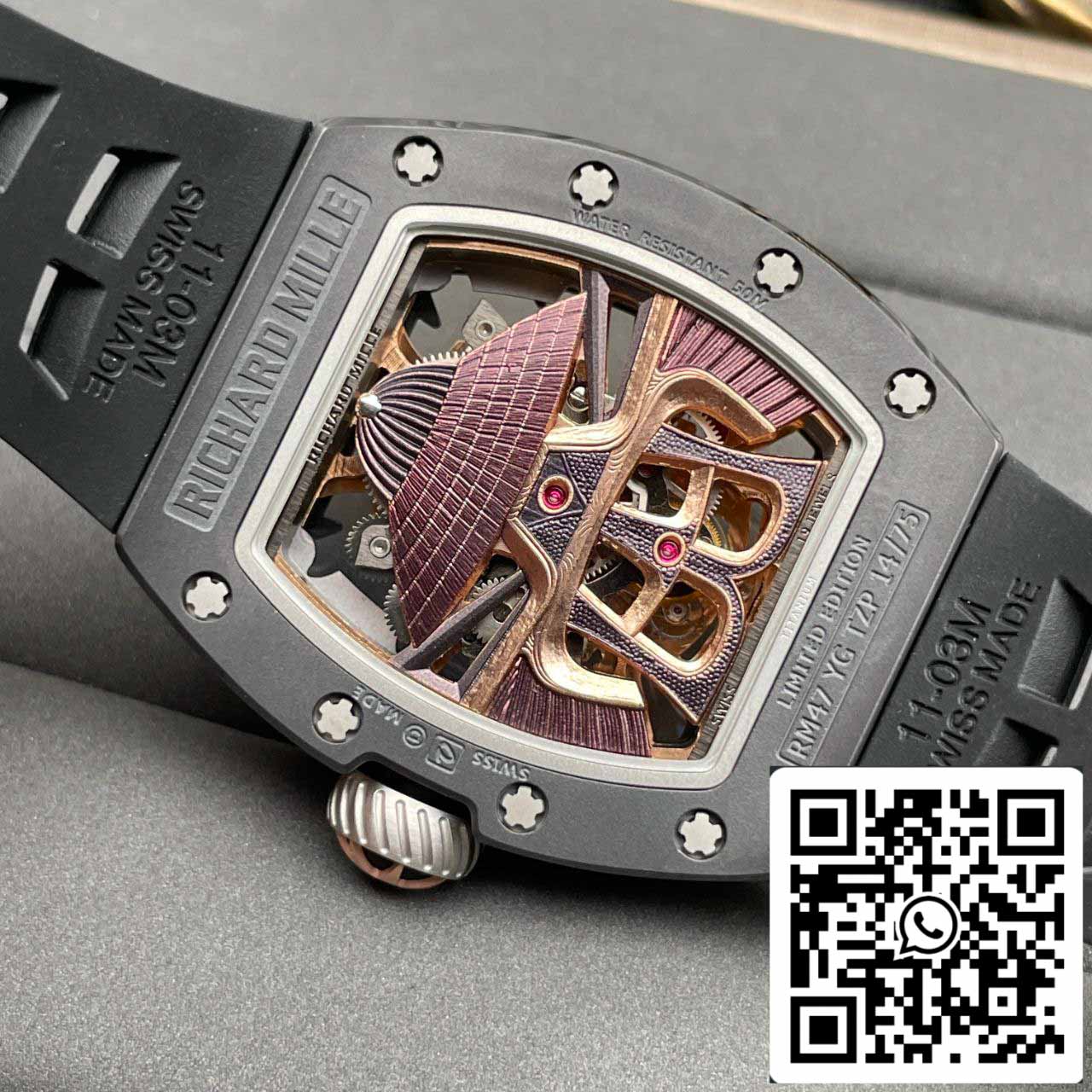 Richard Mille The Time Of The Samurai RM 47 1:1 Best Edition YS Fabbrica Tourbillon Watch