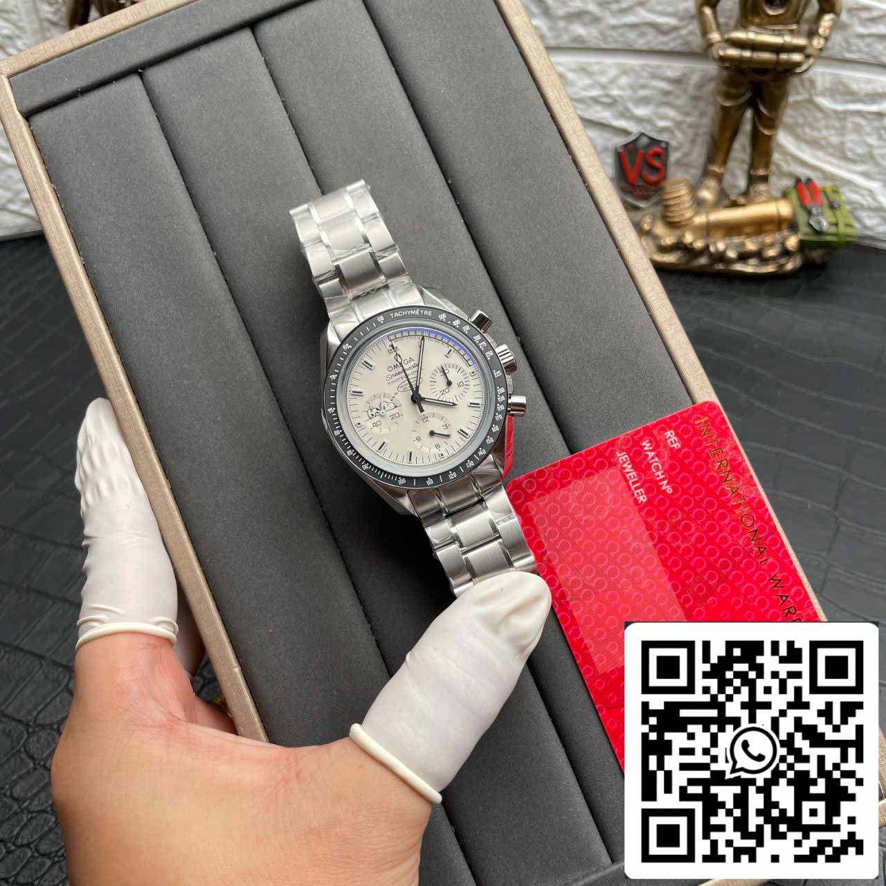 Omega Speedmaster Snoopy Award 311.32.42.30.04.003 1:1 Best Edition N1 Fabbrica White Dial