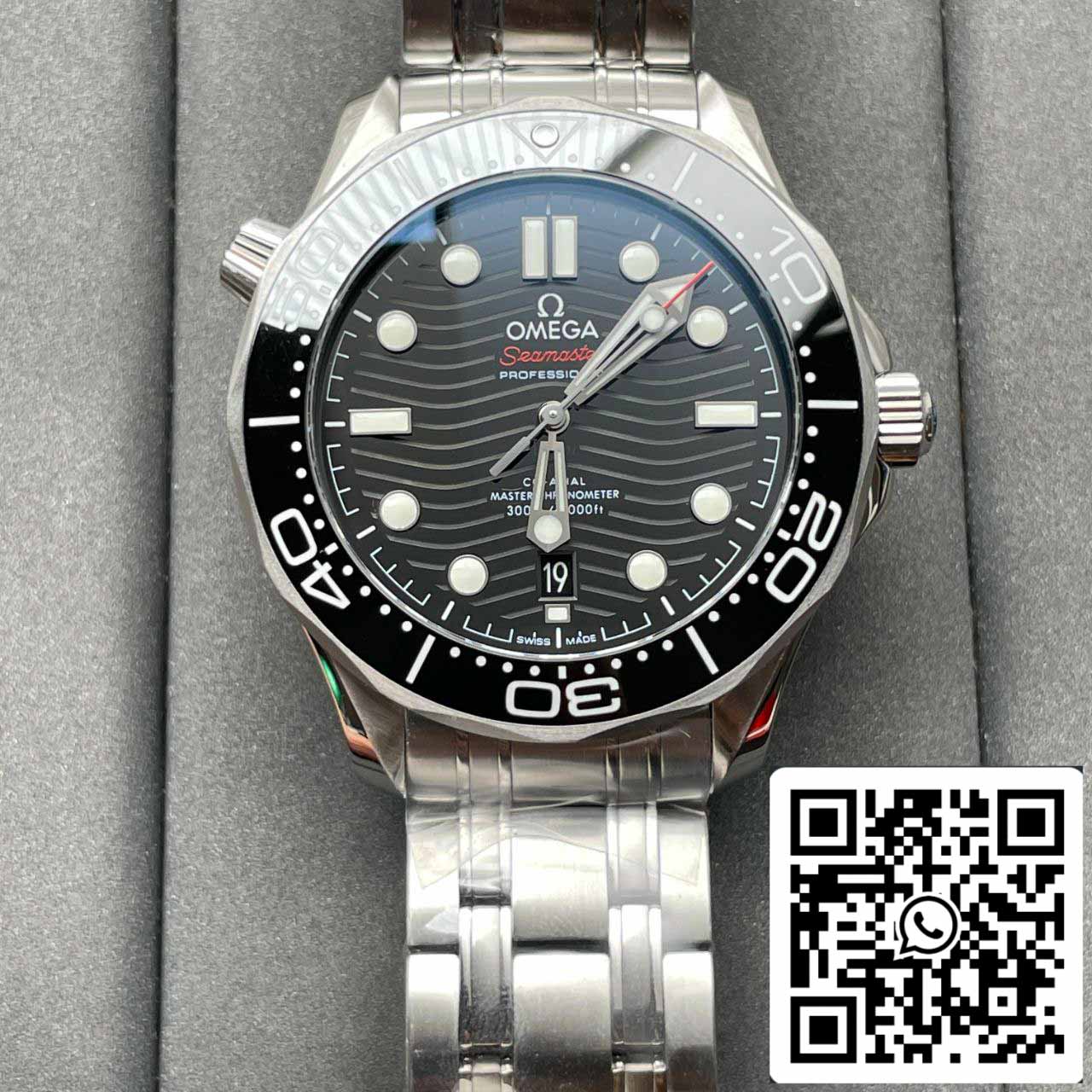 Omega Seamaster Diver 300M 210.30.42.20.01.001 1:1 edizione migliore VS Fabbrica quadrante nero