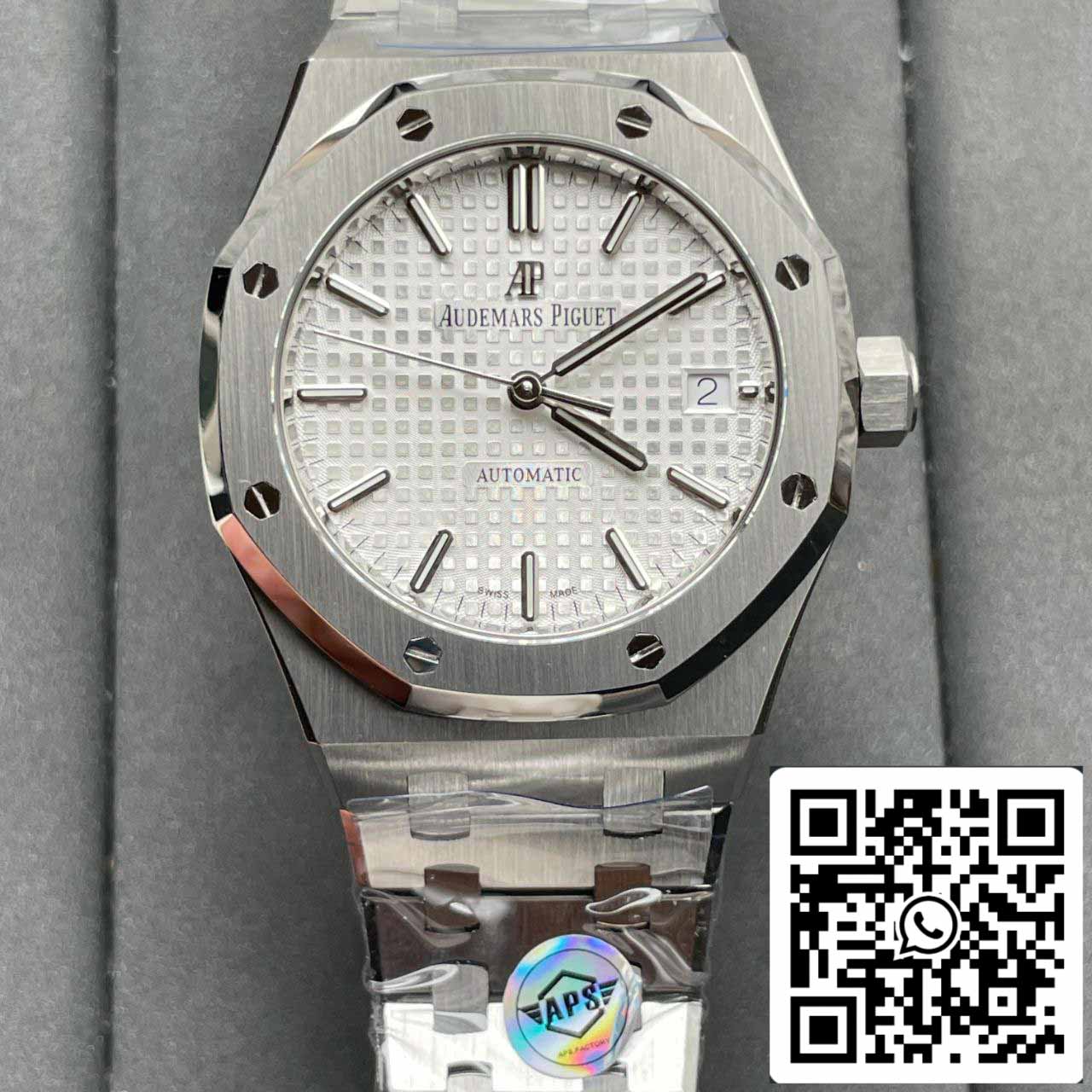 Audemars Piguet Royal Oak 15450ST.OO.1256ST.01 1:1 edizione migliore APS Fabbrica V3 quadrante argento