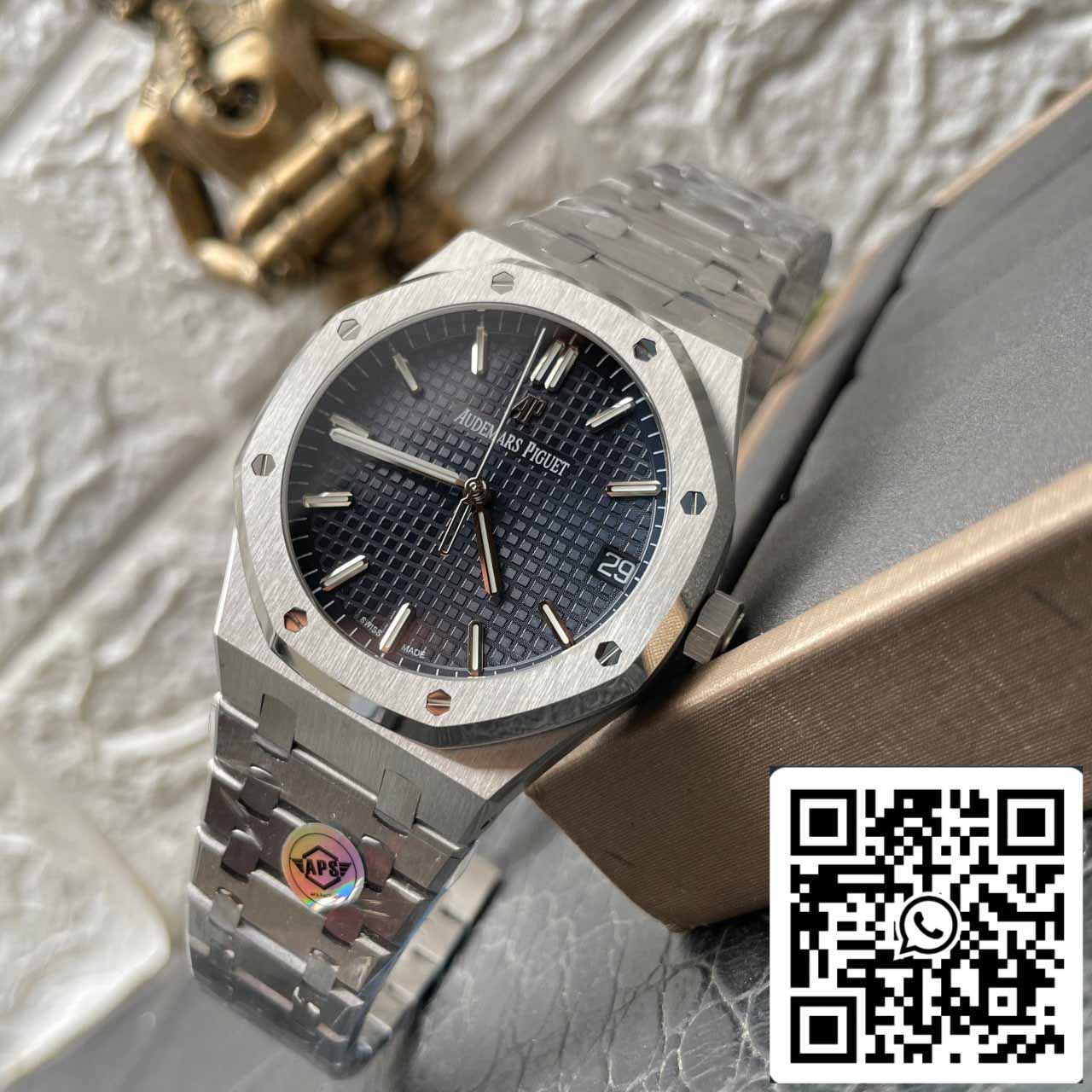 Audemars Piguet Royal Oak 15500ST.OO.1220ST.01 APS Fabbrica V3 quadrante blu
