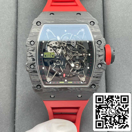Richard Mille RM035-02 1:1 Best Edition T+ Fabbrica NTPT Carbon Case Red cinturino V4