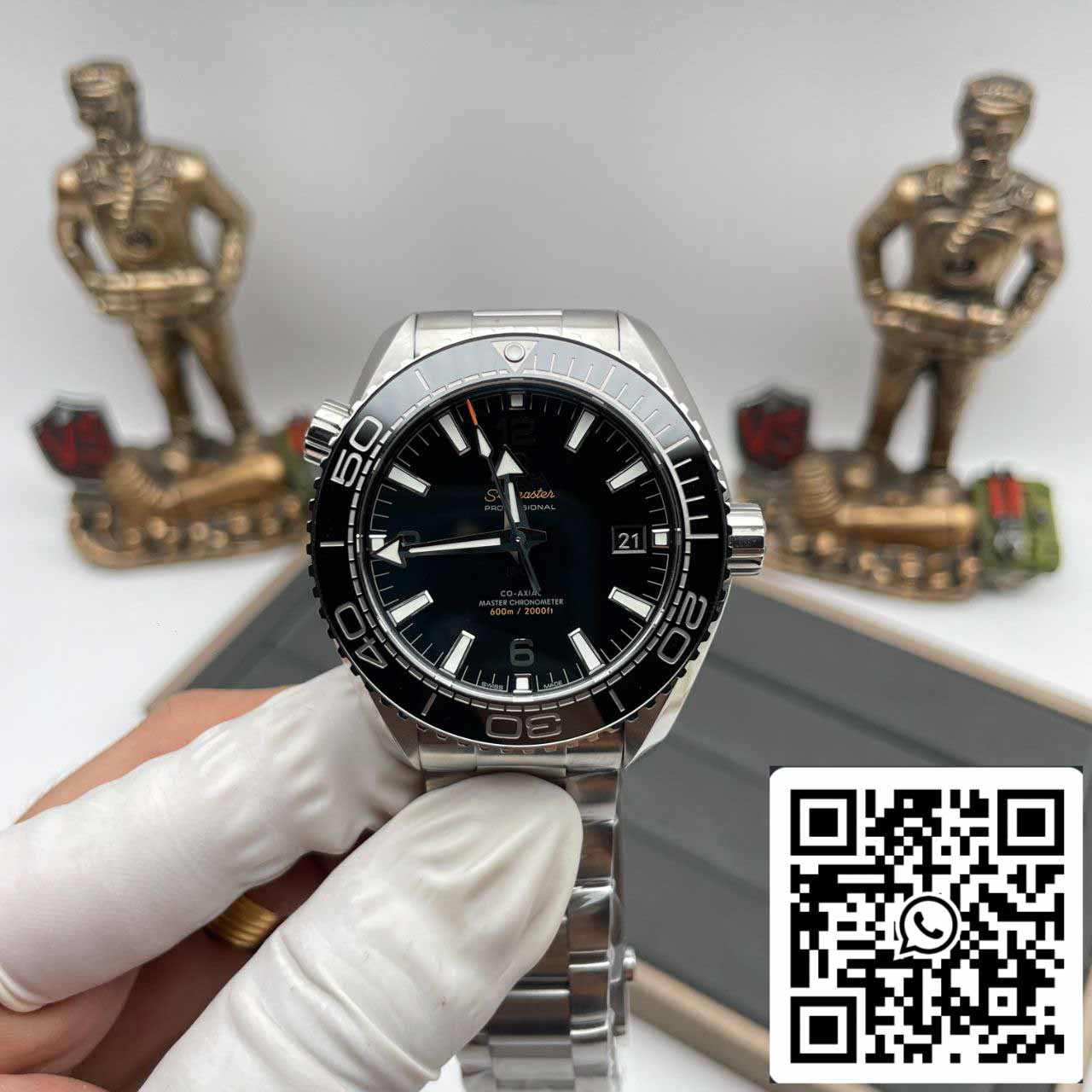 Omega Seamaster 215.30.44.21.01.001 1:1 edizione migliore VS Fabbrica Nero ceramica quadrante Swiss 8900