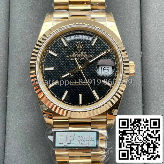 Rolex Day Date 40 Gold  228238-0007 1:1 Best Edition QF Fabbrica CounterWeight Version