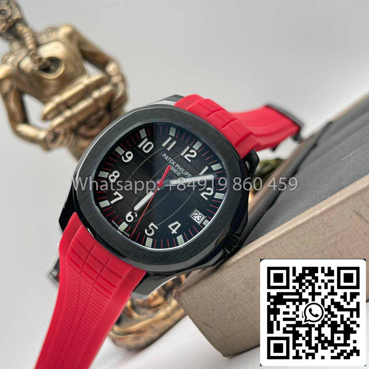 Patek Philippe Aquanaut PP5167 1:1 Best Edition ZF Fabbrica DLC Black Dial