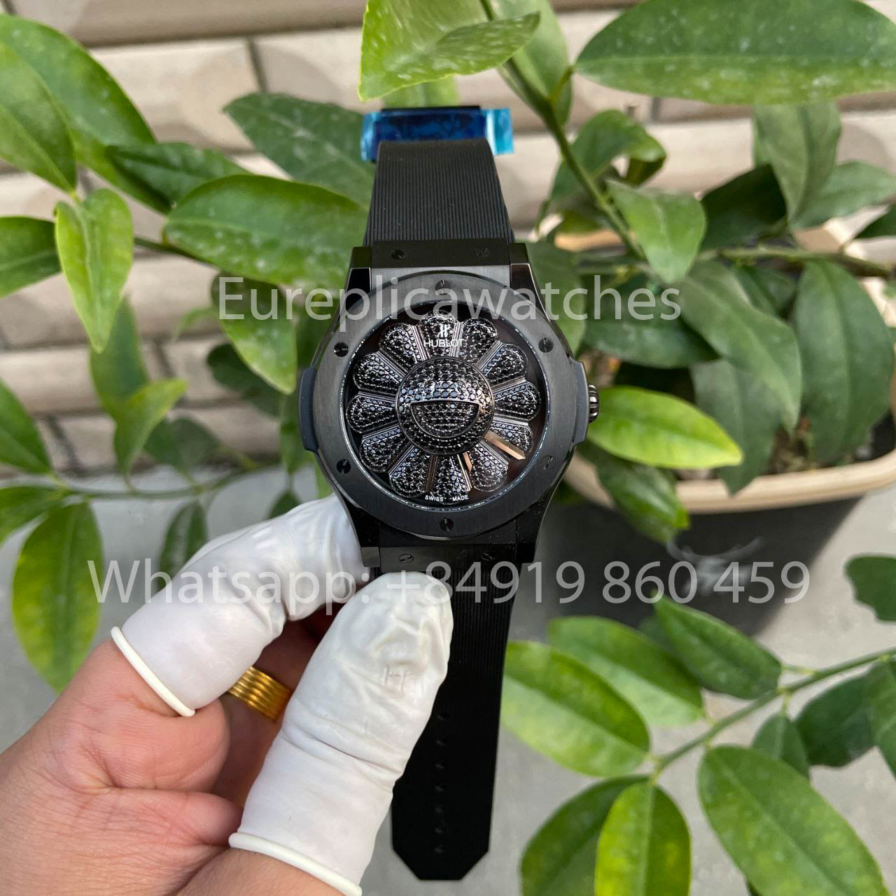 Hublot Classic Fusion Takashi Murakami 507.CX.9000.RX.TAK21 1:1 Best Edition Sunflower Black Dial