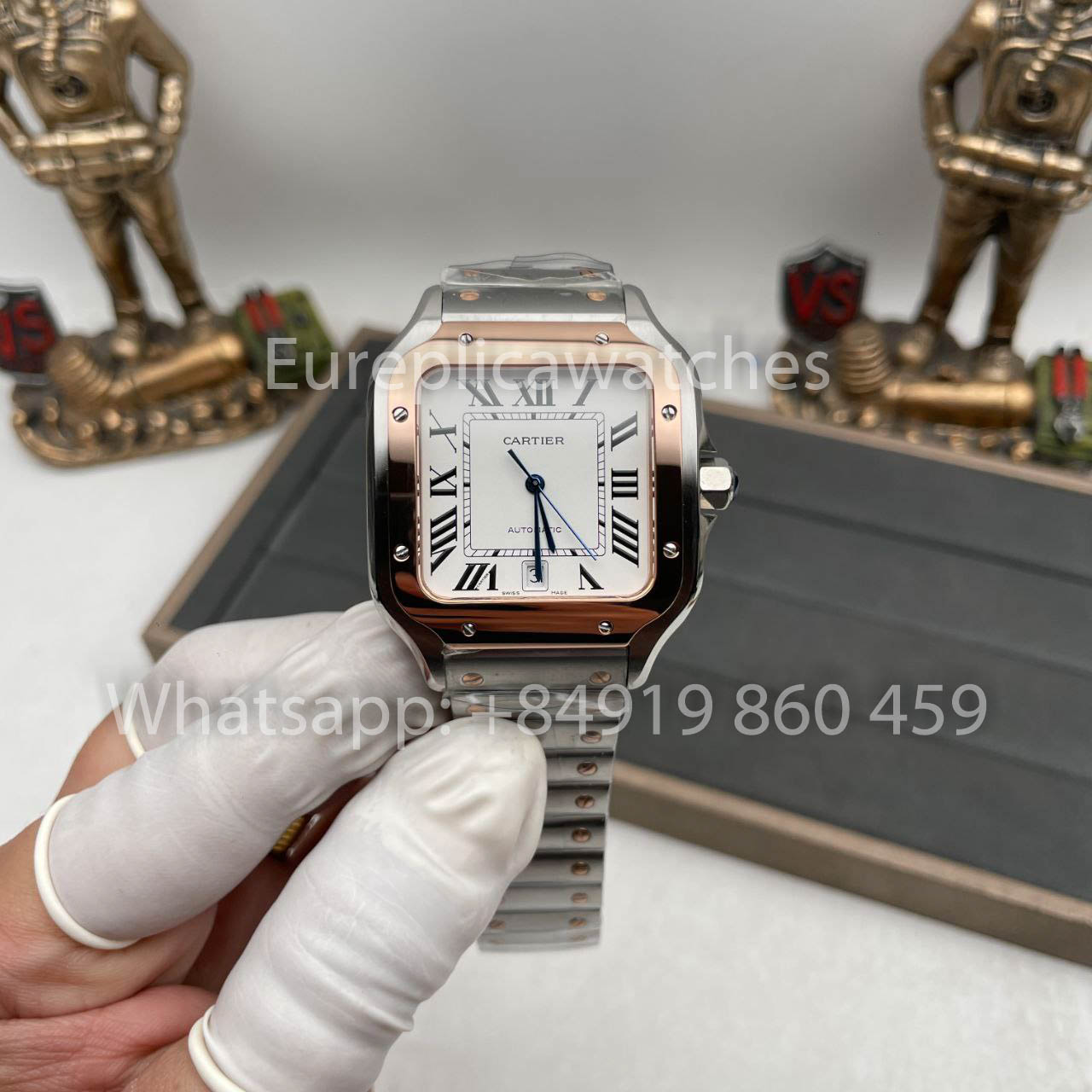 Cartier De Santos W2SA0006 2018 BV Fabbrica 1:1 edición migliore Swiss ETA 9015