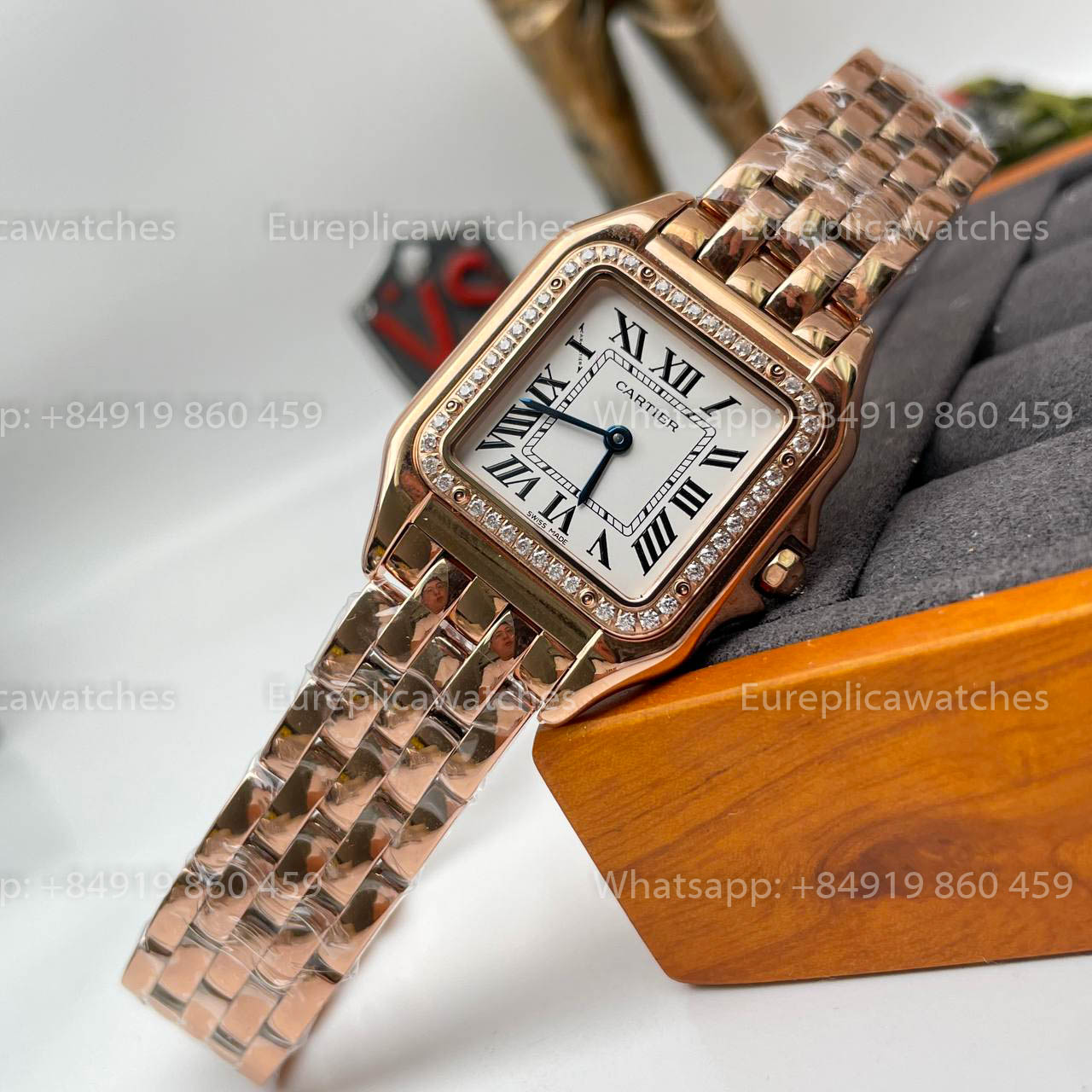 Panthere De Cartier WJPN0009 27MM 1:1 edizione migliore BV Fabbrica Rosa Oro