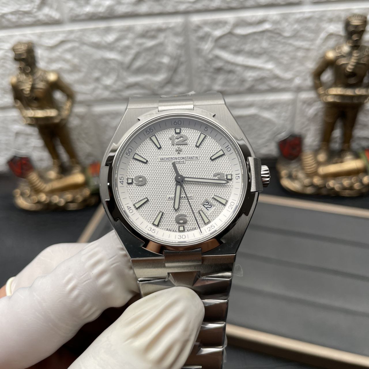 Vacheron Constantin Overseas 47040 JJ Fabbrica 1:1 edizione migliore Swiss ETA9015 White Dial
