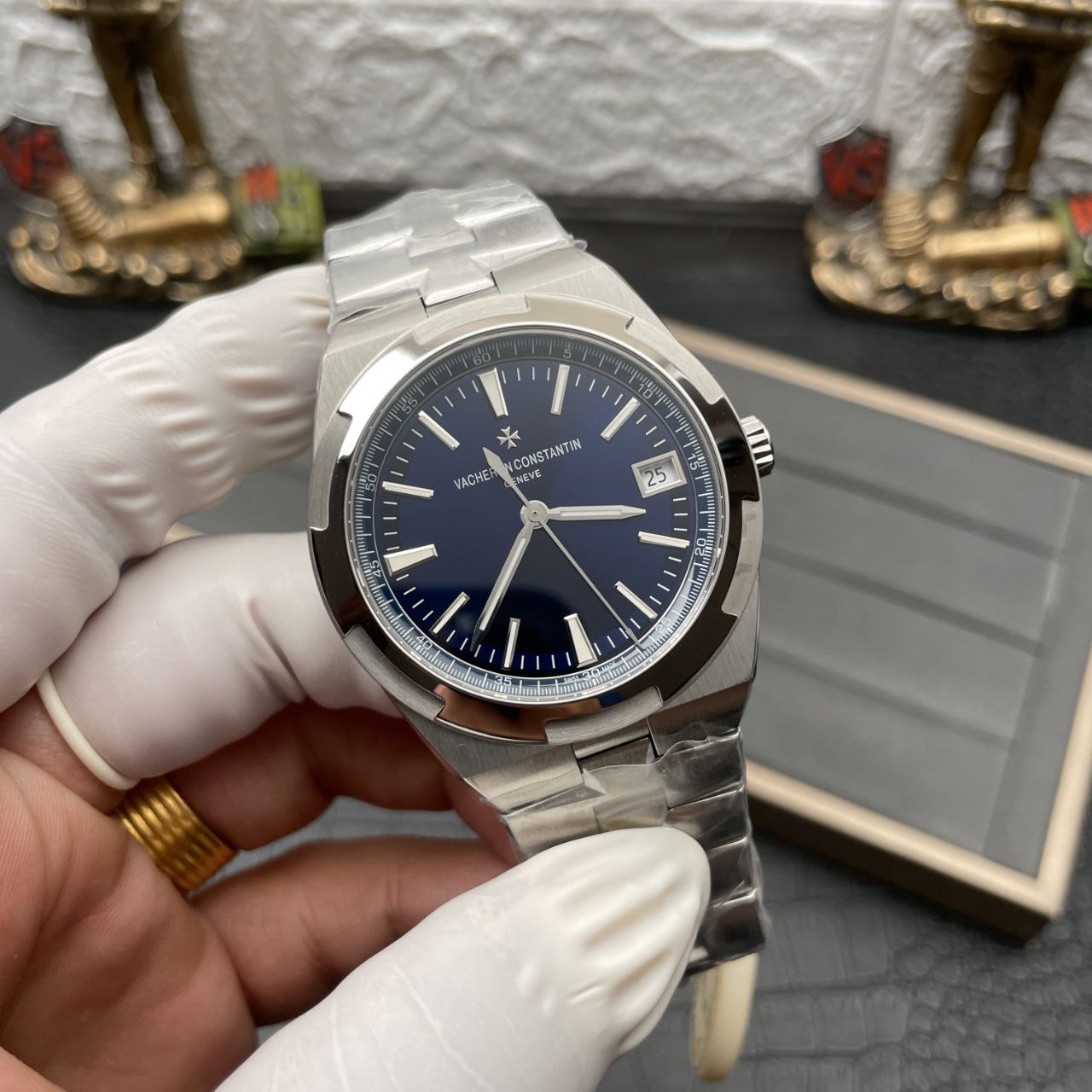 Vacheron Constantin Overseas 4500V/110A-B128 1:1 Best Edition ZF Fabbrica Blue Dial