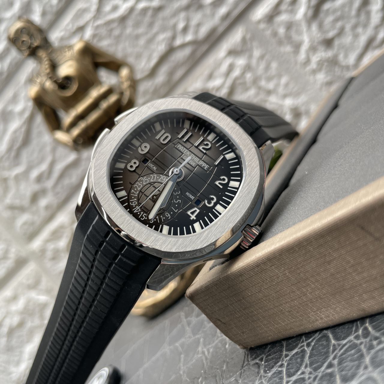 Patek Philippe Aquanaut 5164A-001 1:1 Best Edition ZF Fabbrica Black Dial