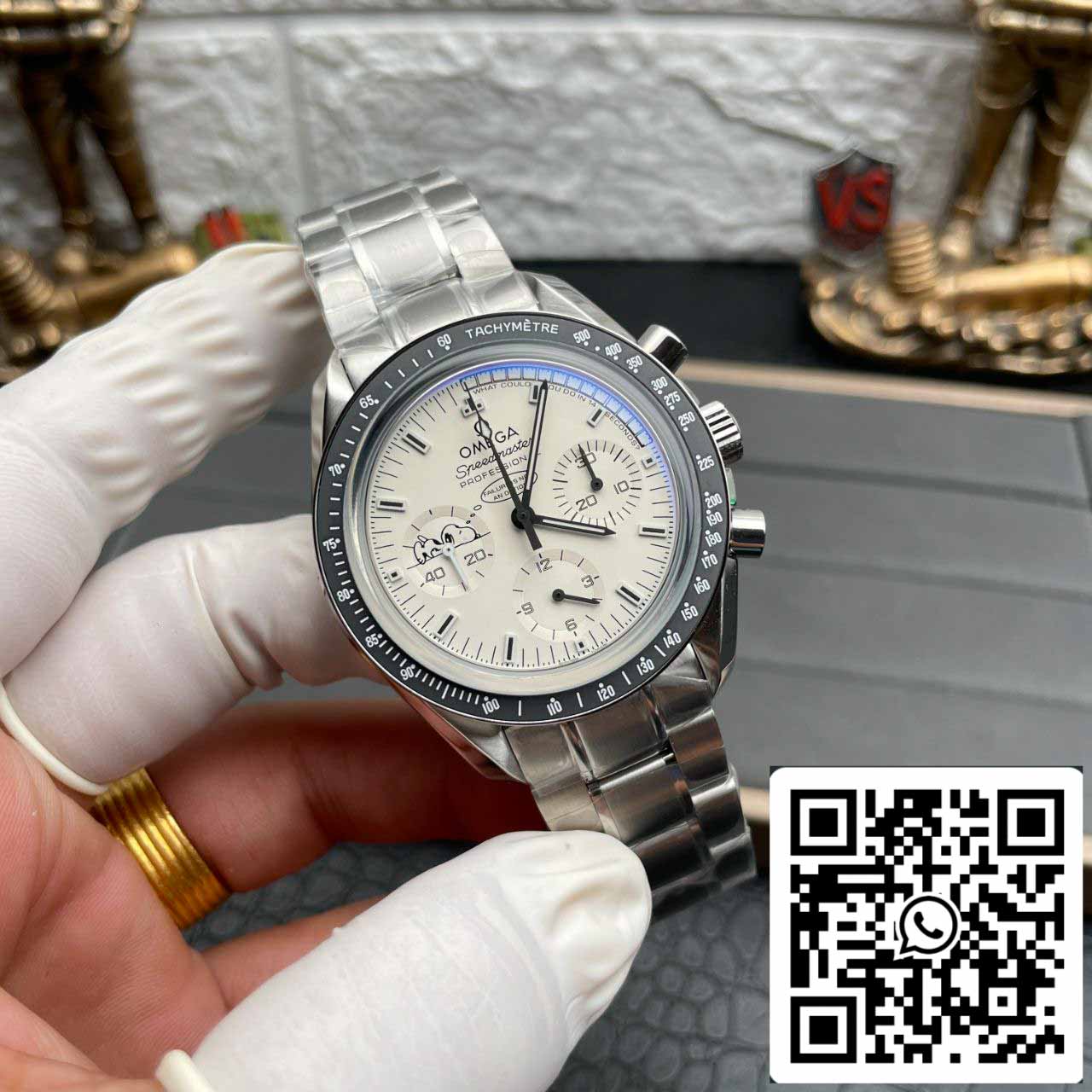 Omega Speedmaster Snoopy Award 311.32.42.30.04.003 1:1 Best Edition N1 Fabbrica White Dial
