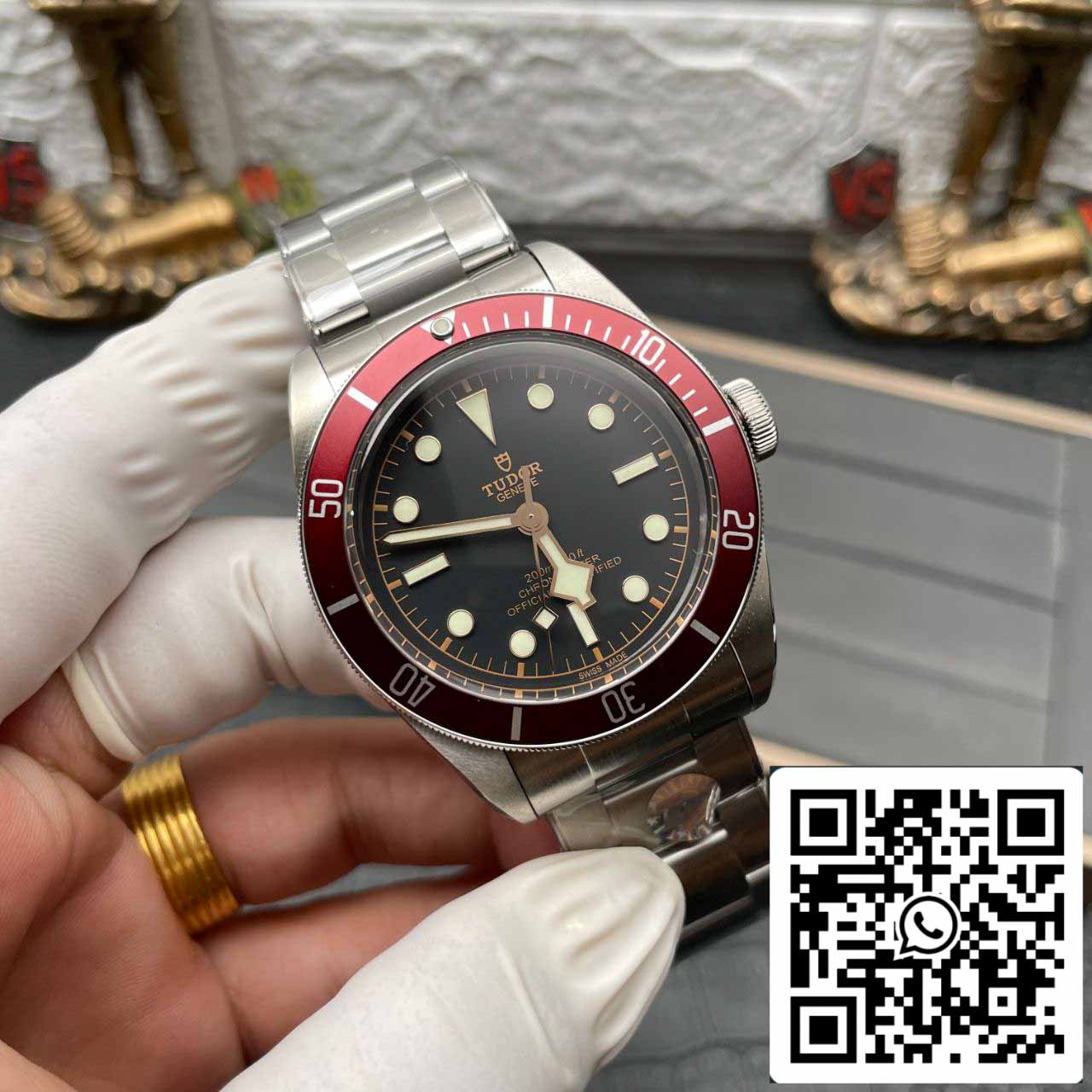 Tudor Heritage Black Bay 79230R ZF Fabbrica 1:1 Best Edition Swiss ETA2824-2 acciaio inossidabile bracciale