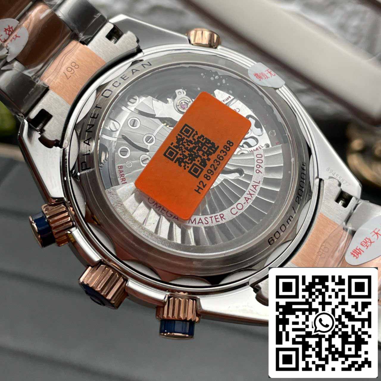 Omega Seamaster Ocean Planet 600M 215.20.46.51.03.001 1:1 Best Edition OM Fabbrica Rose Gold