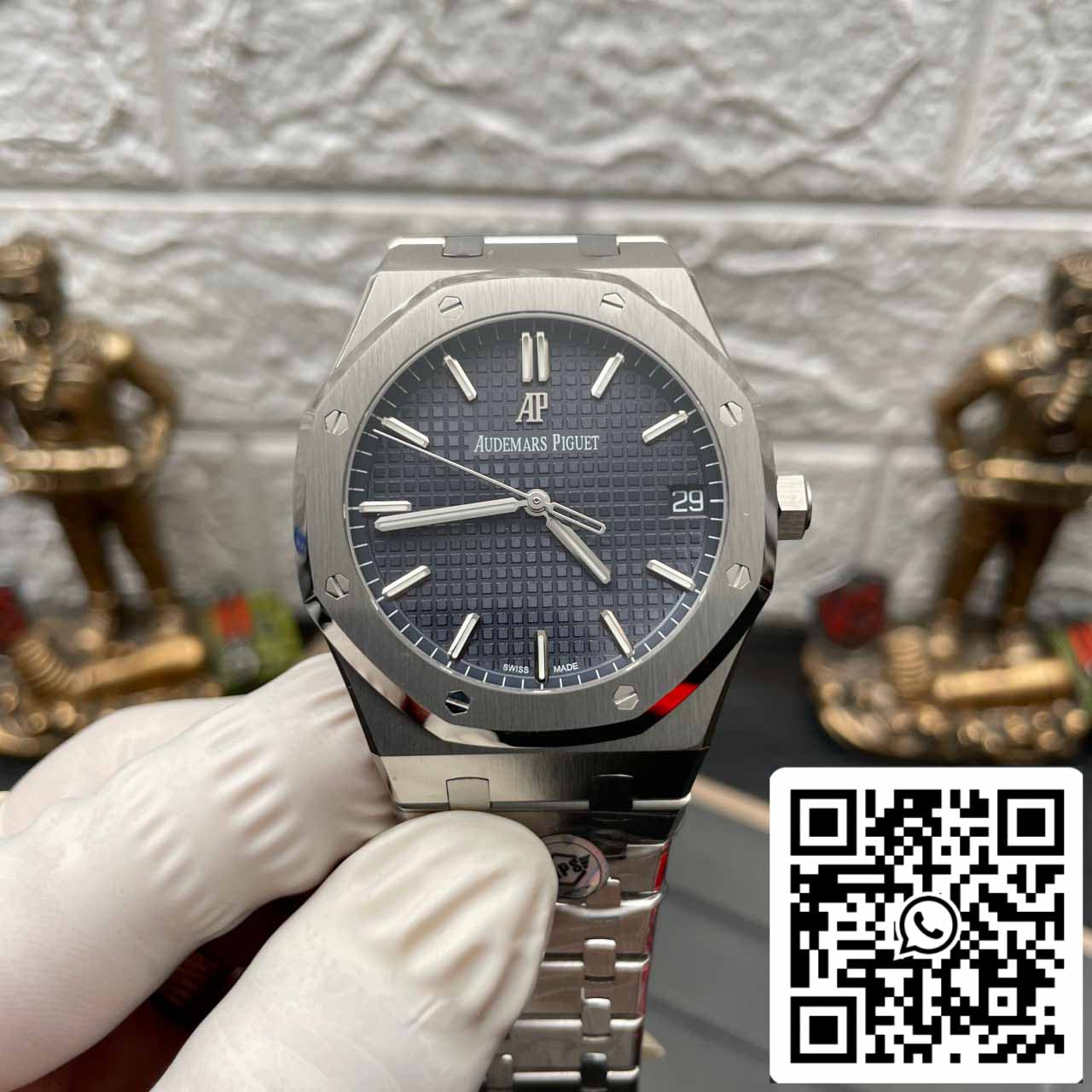 Audemars Piguet Royal Oak 15500ST.OO.1220ST.01 APS Fabbrica V3 quadrante blu