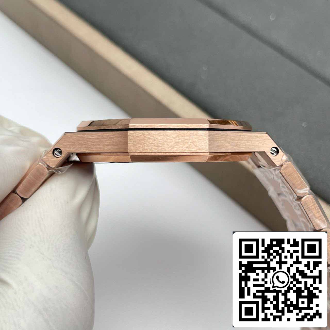 Audemars Piguet 67651 Quartz 33mm 1:1 Best Edition ZF Fabbrica White Dial Rose Gold