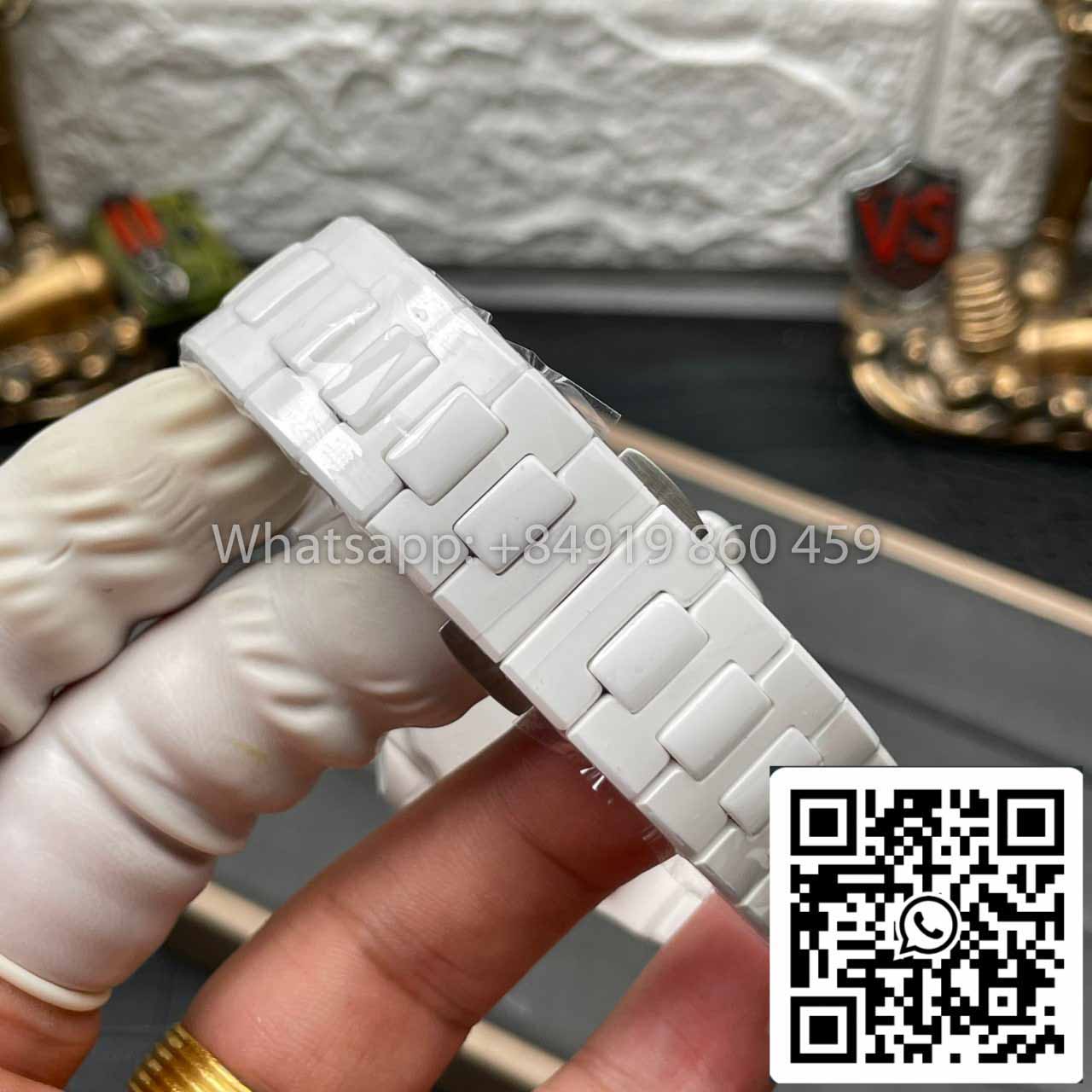 [AET modificado] Patek Philippe Nautilus 5711 ceramica quadrante bianco 1:1 edizione migliore