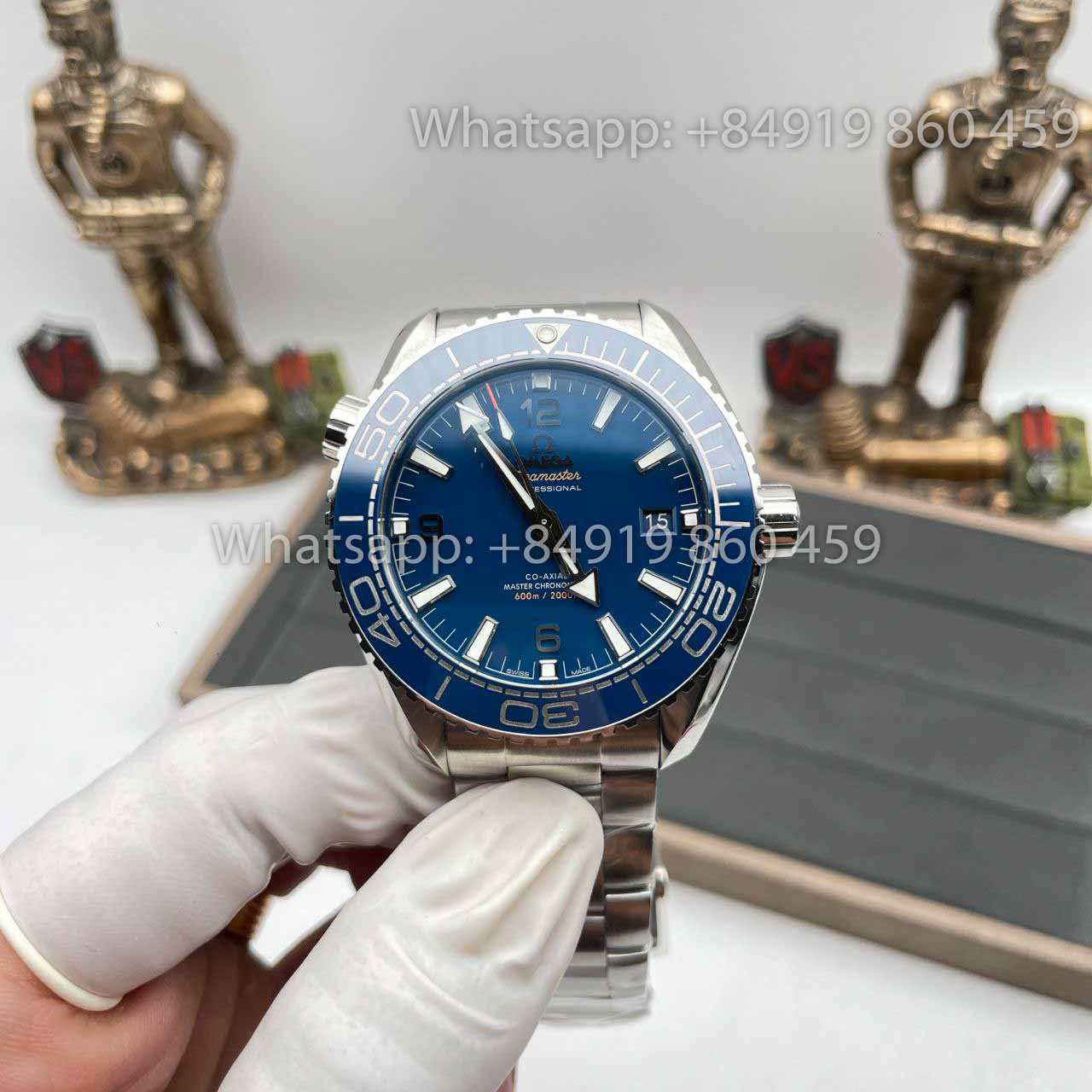 Omega Seamaster 215.30.44.21.03.001 1:1 edição melhor VS Fabbrica Blu ceramica quadrante Swiss 8900