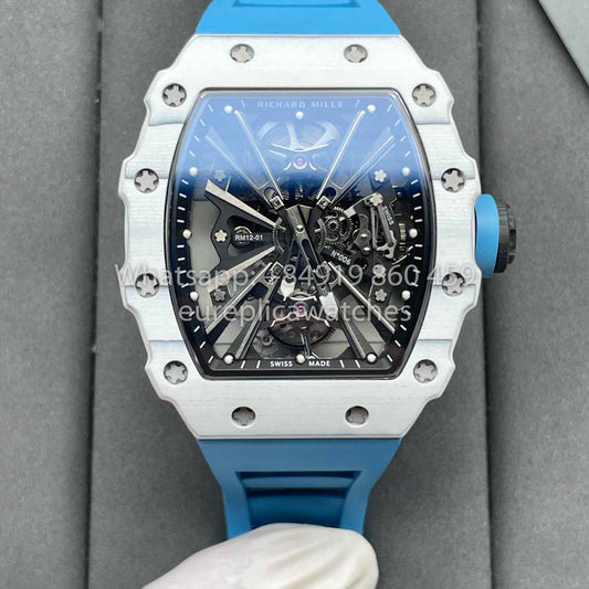 Richard Mille RM12-01 Tourbillon 1:1 Best Edition RM Fabbrica Blue cinturino