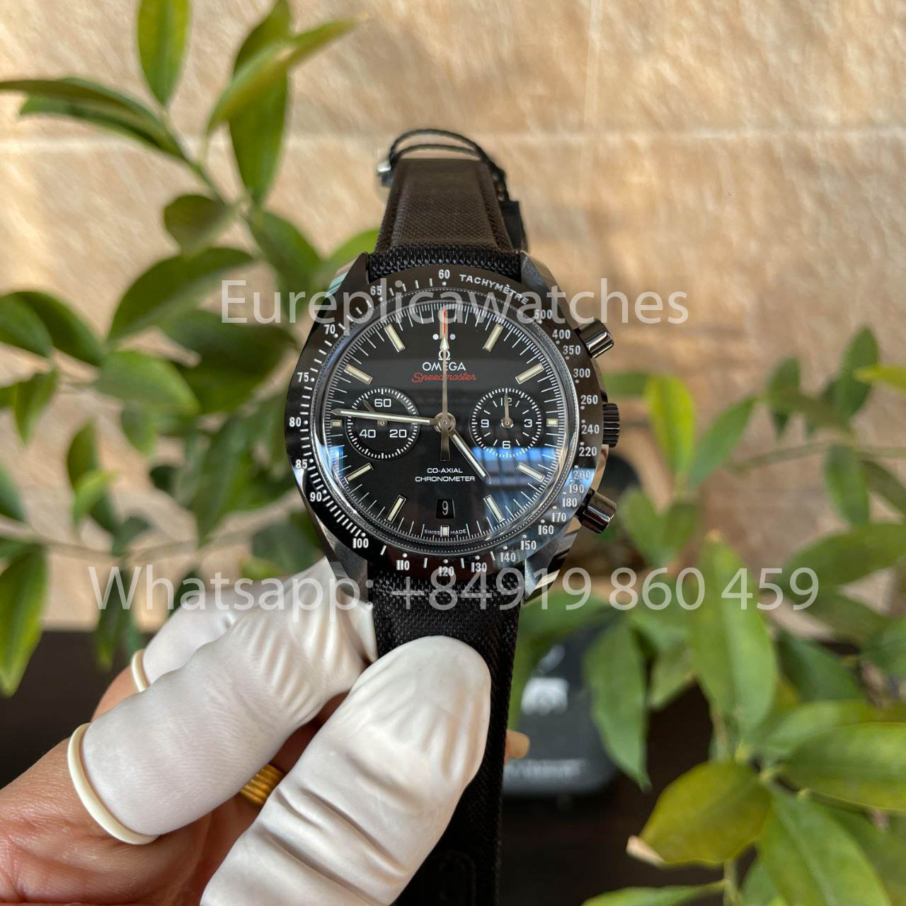 Omega Speedmaster 311.92.44.51.01.003 Moonwatch 1:1 Best Edition N1 Fabbrica fabric cinturino