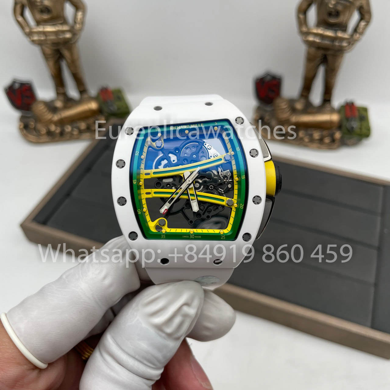 Richard Mille RM061 TZP-N White Ceramic 1:1 Best Clone ZF Fabbrica