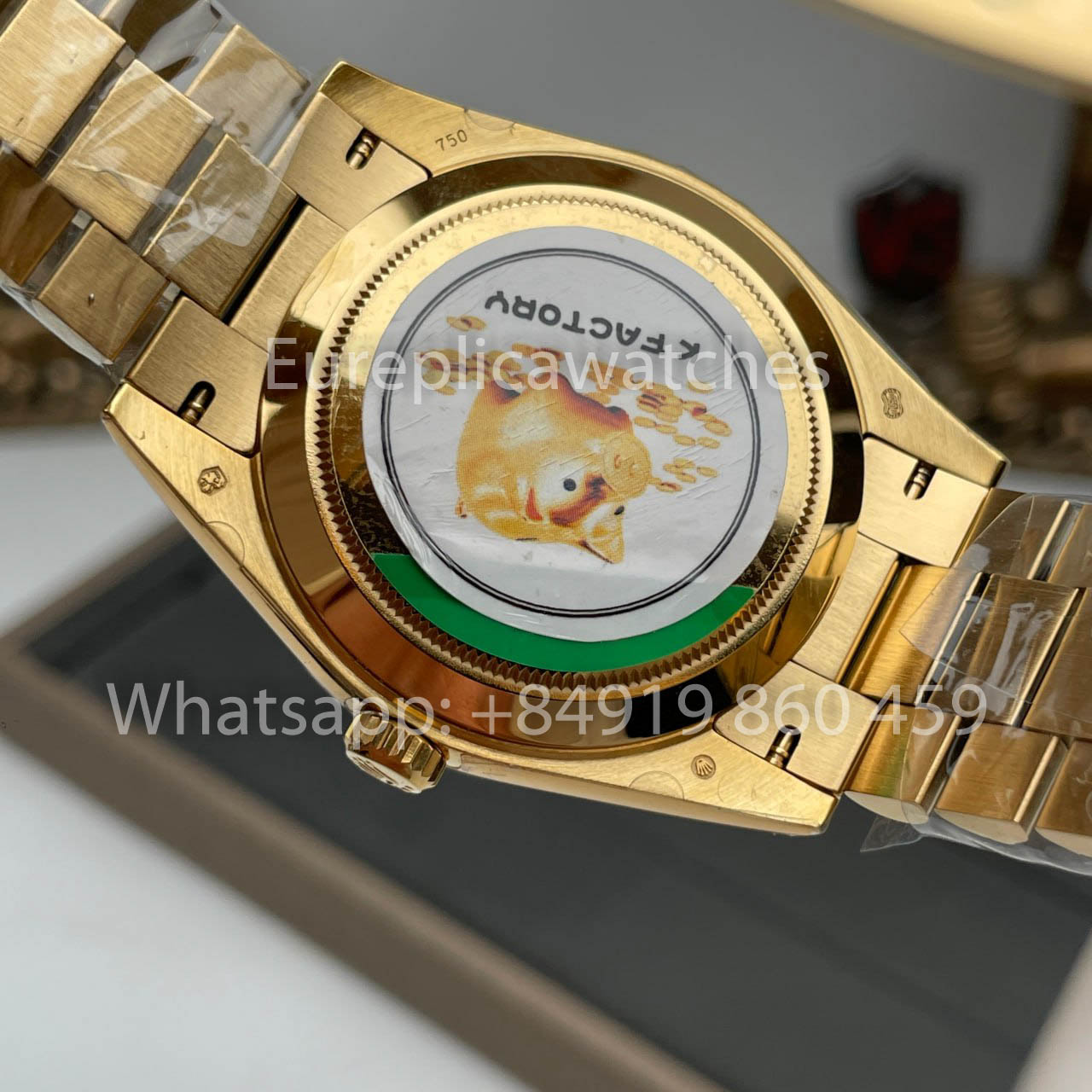 Rolex Yellow Gold Day Date 40 228238-0006 Yellow Dial  1:1 Best Clone KF Fabbrica 215 Gram