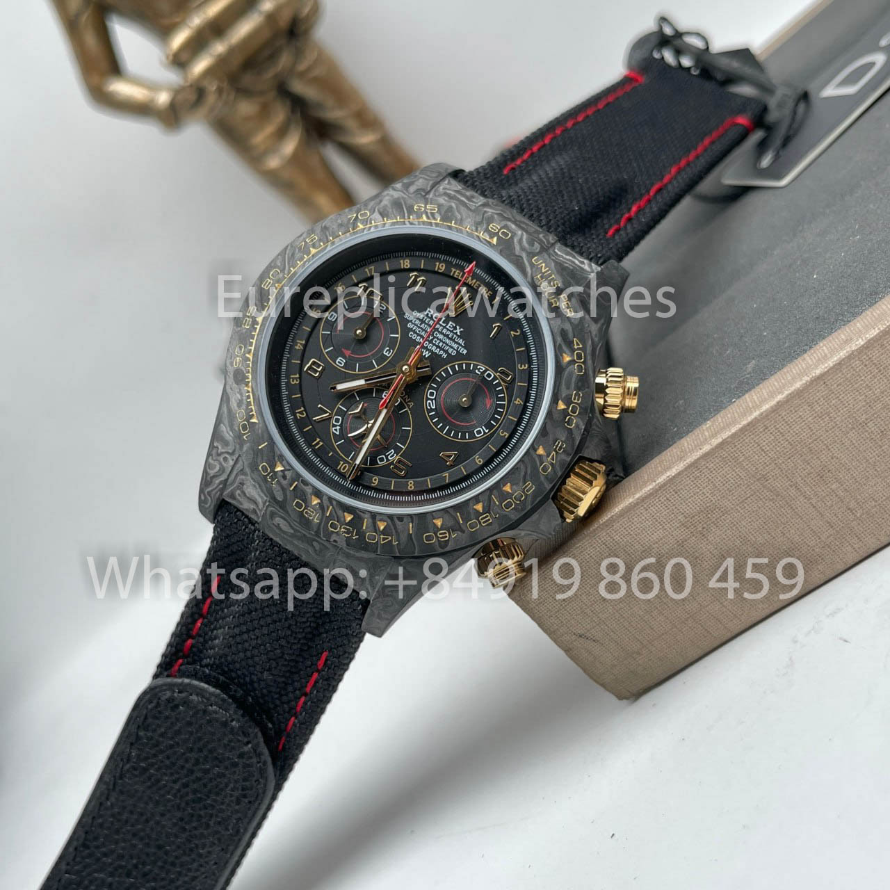 Rolex Daytona Aviva Grigio 01/10  NTPT Carbonio 1:1 Best Clone Diw Custom 4130 movimento