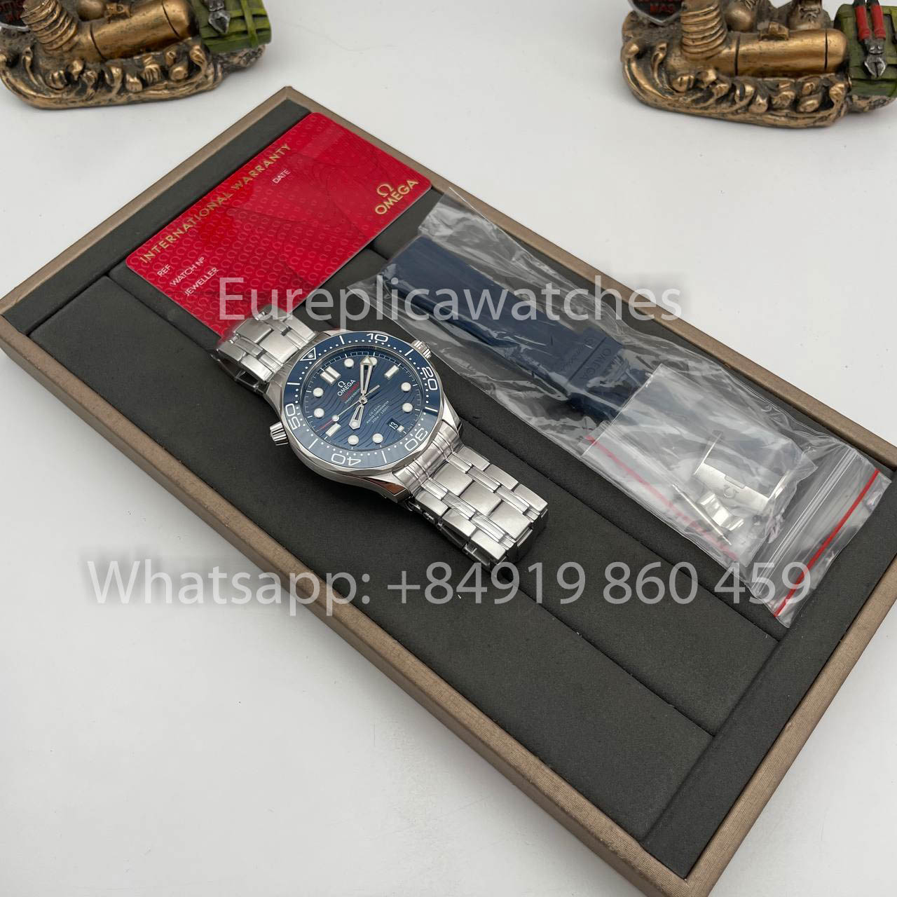 Omega Seamaster Diver 300M 210.30.42.20.03.001 1:1 edizione migliore VS Fabbrica quadrante blu