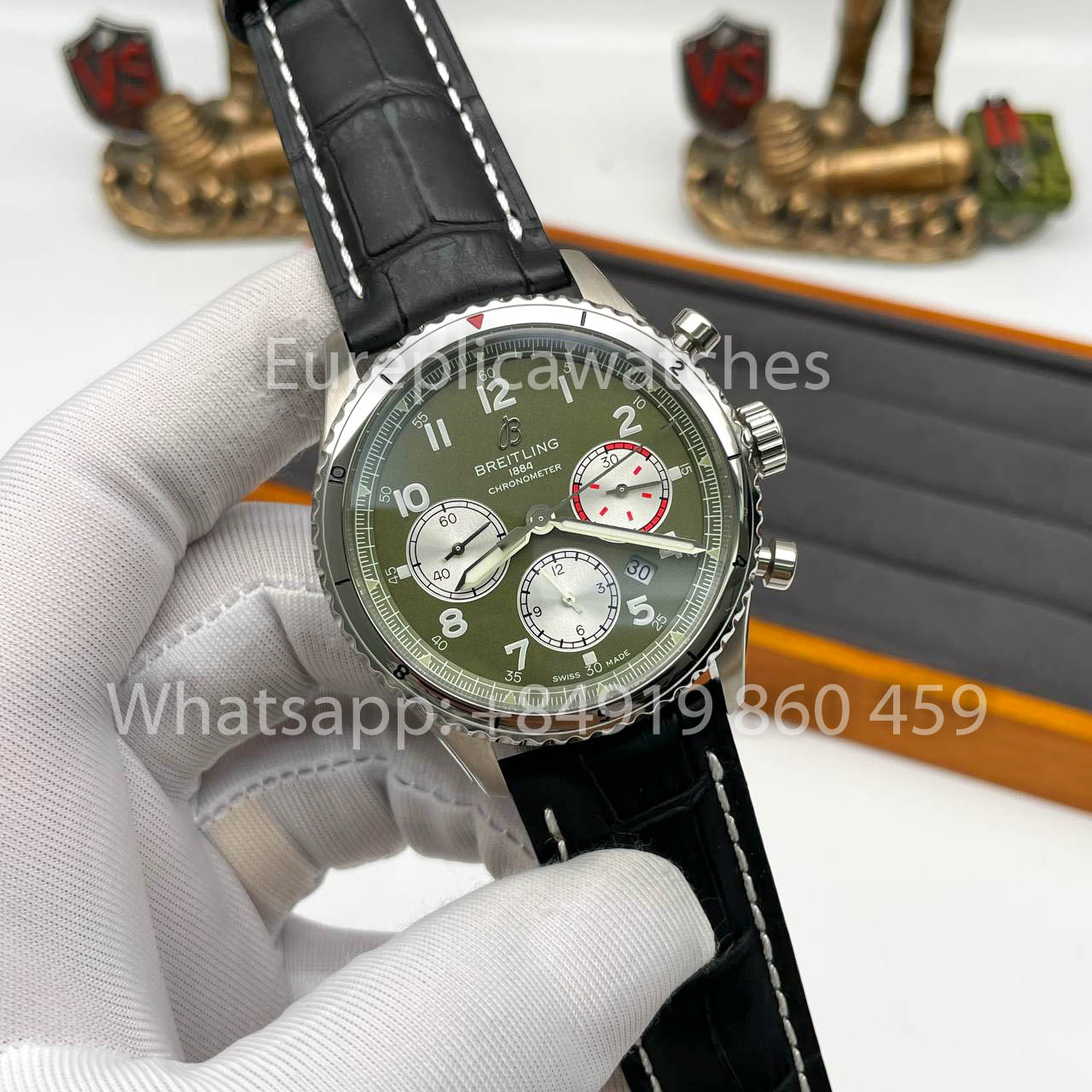 Breitling Aviator 8 Ab01192a1l1X1 quadrante verde  1:1 Best Clone EF Fabbrica