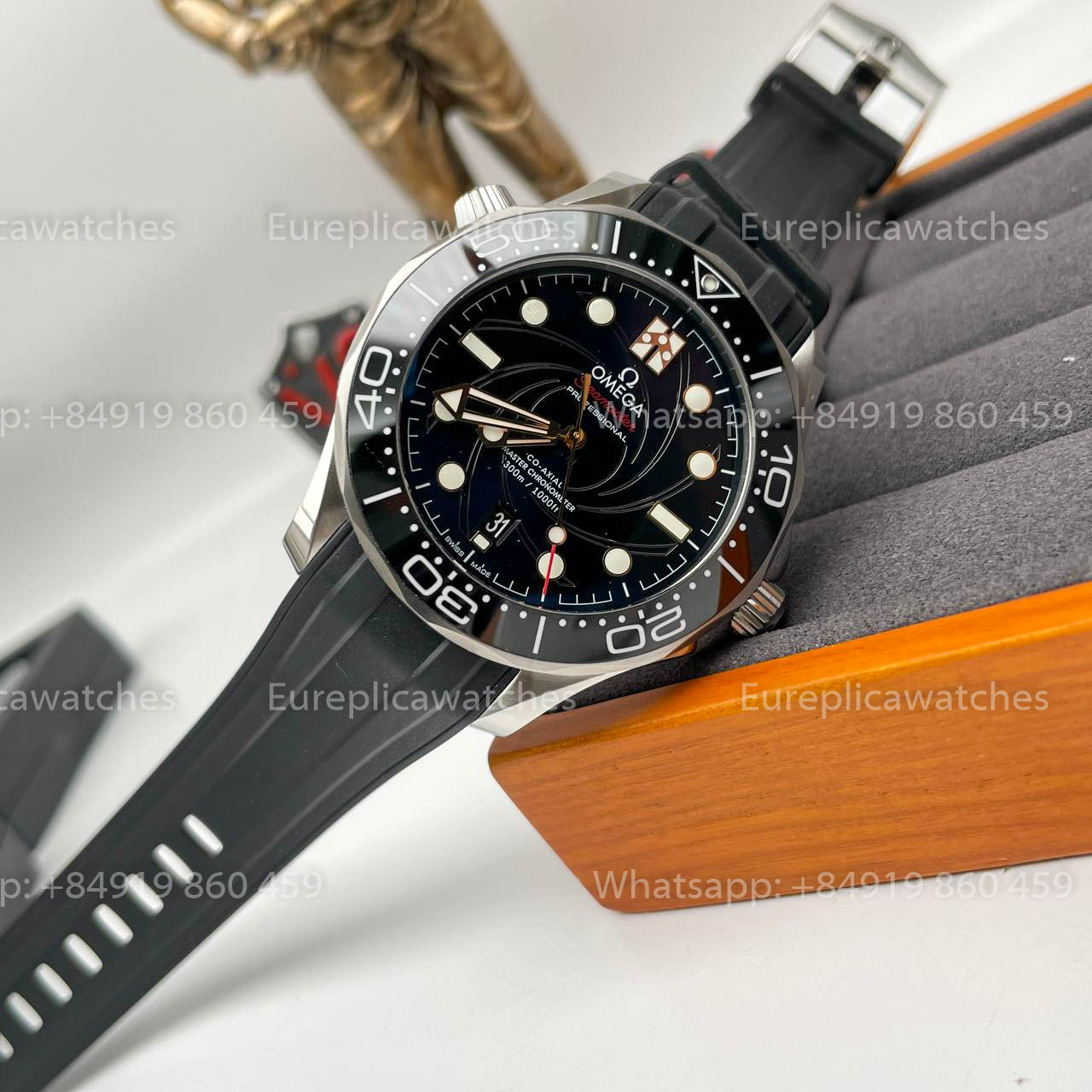 Omega Seamaster Diver 300M 210.22.42.20.01.004 1:1 Best Edition OR Fabbrica Rubber cinturino