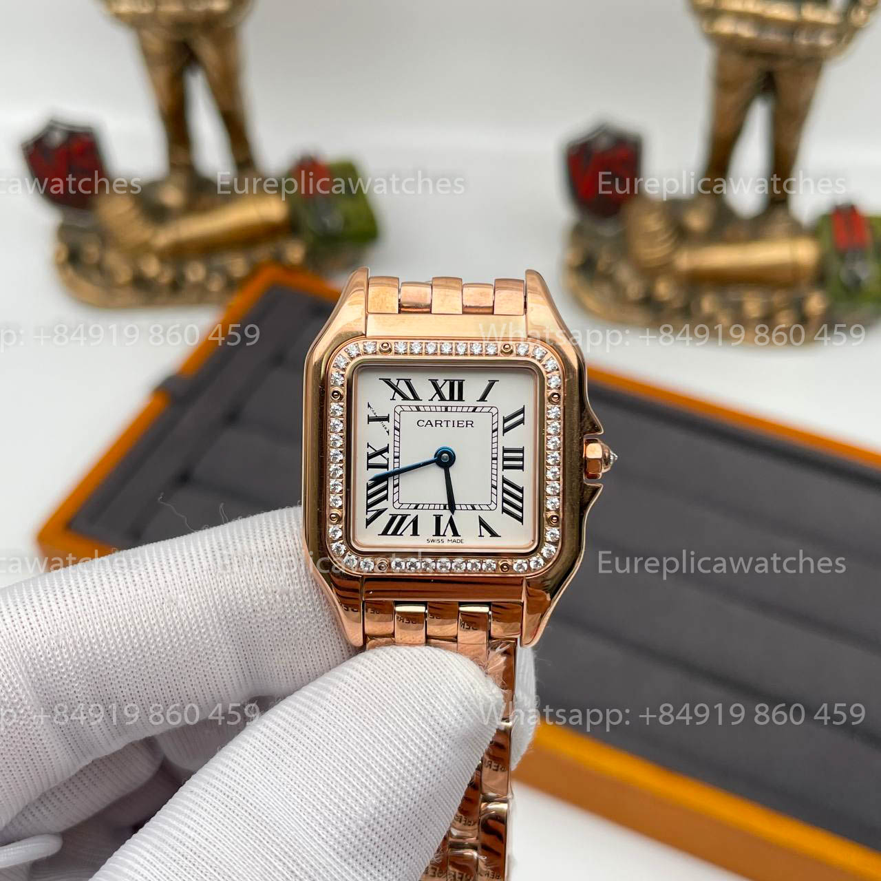 Panthere De Cartier WJPN0009 27MM 1:1 edizione migliore BV Fabbrica Rosa Oro