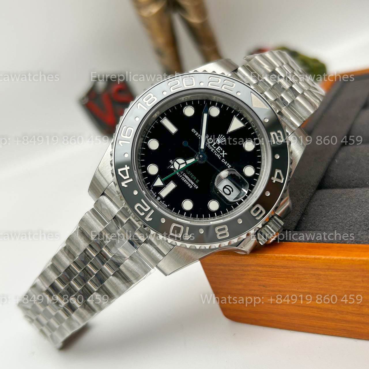 Rolex GMT‑Master II m126710 Bruce Wayne Batman versión mejorada 1:1 VS Fabrica