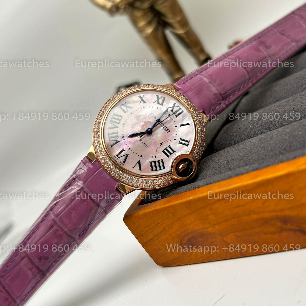 Ballon Bleu De Cartier WE902066 1:1 Best Edition V6 Fabbrica V4 Rose Gold