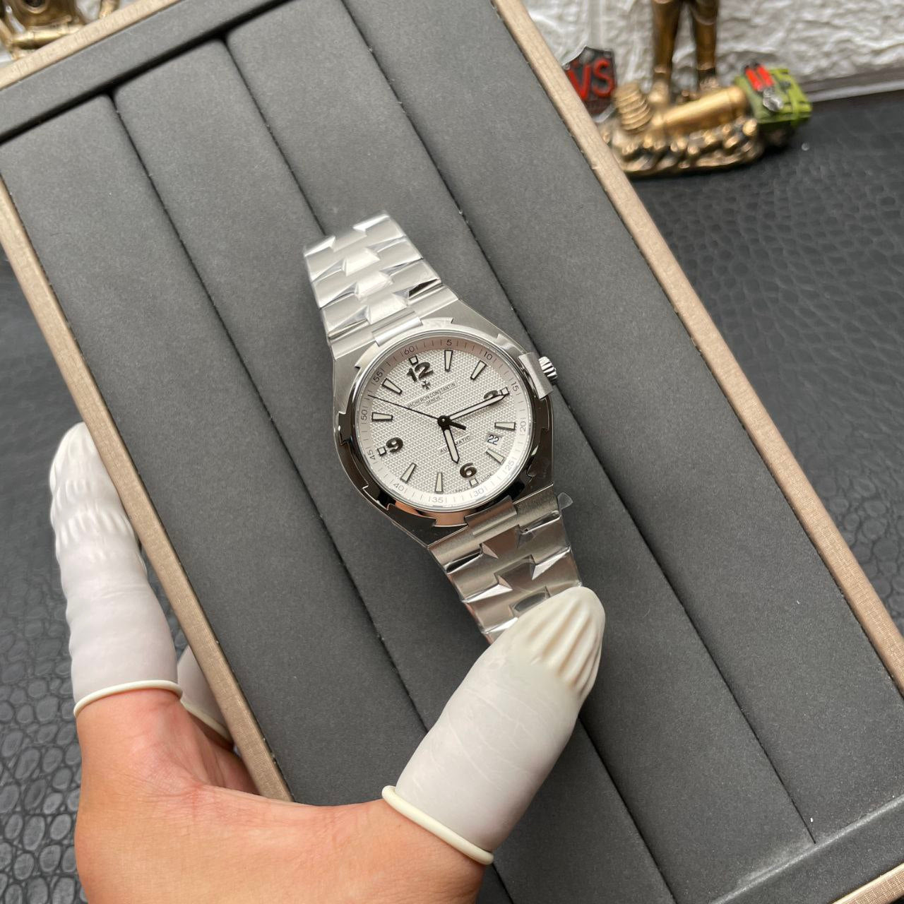 Vacheron Constantin Overseas 47040 JJ Fabbrica 1:1 edizione migliore Swiss ETA9015 White Dial