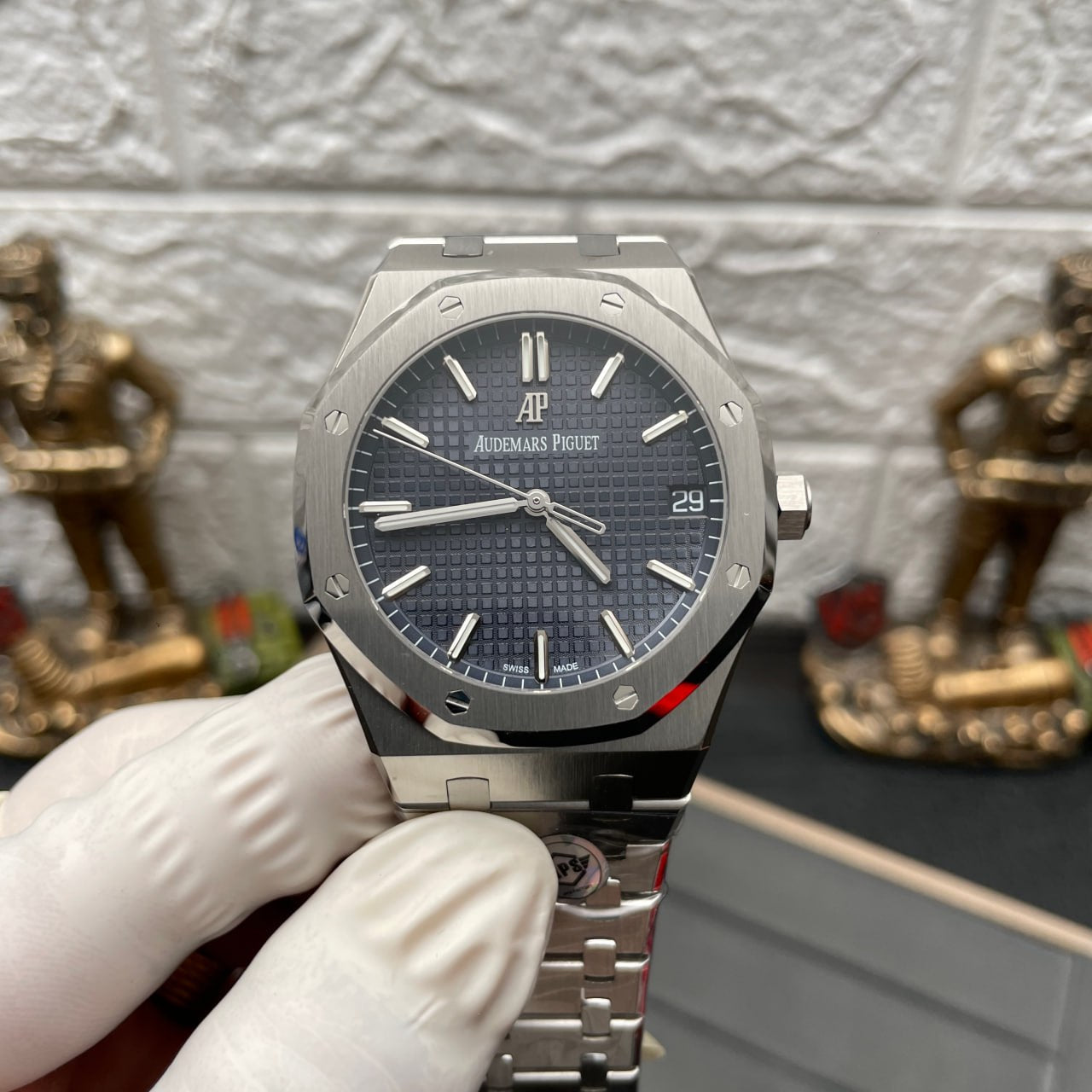 Audemars Piguet Royal Oak 15500ST.OO.1220ST.01 APS Fabbrica V3 quadrante blu 1:1 edizione migliore