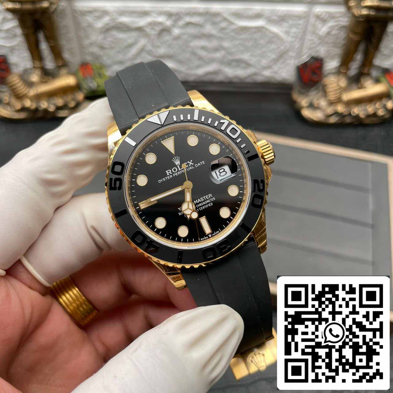 Rolex Yacht‑Master M226658-0001 1:1 edizione migliore VS Fabbrica Yellow Oro