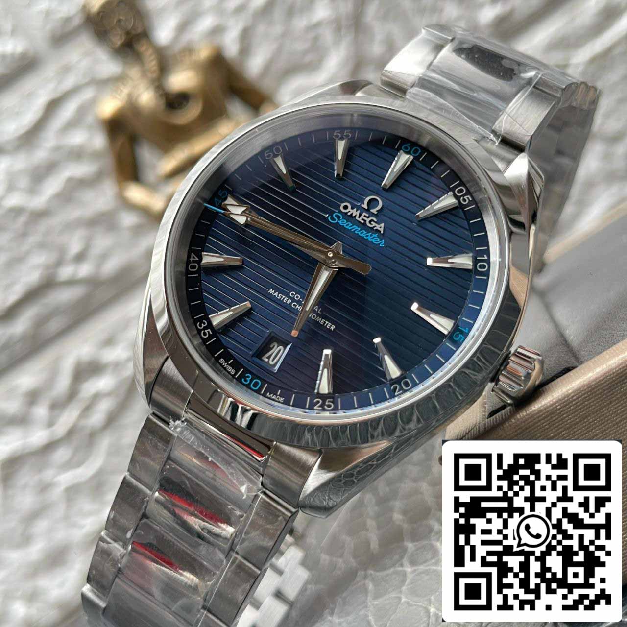 Omega Seamaster 220.10.41.21.03.001 1:1 edizione migliore VS Fabbrica quadrante blu Swiss ETA8900