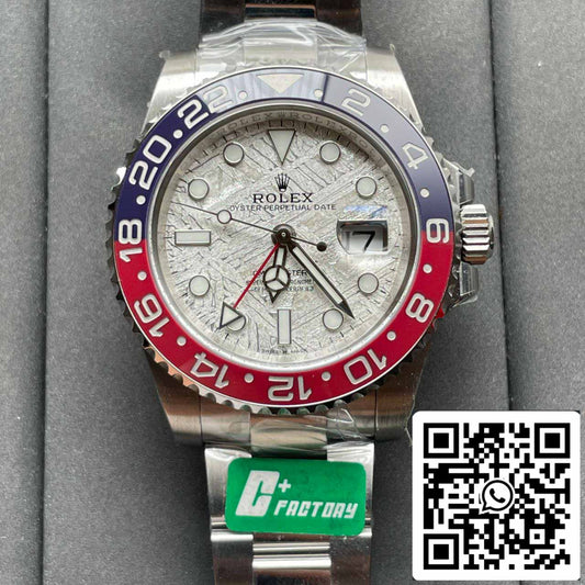 Rolex GMT Master II M126719blro-0002 1:1 edizione migliore C+ Fabbrica quadrante in meteorite