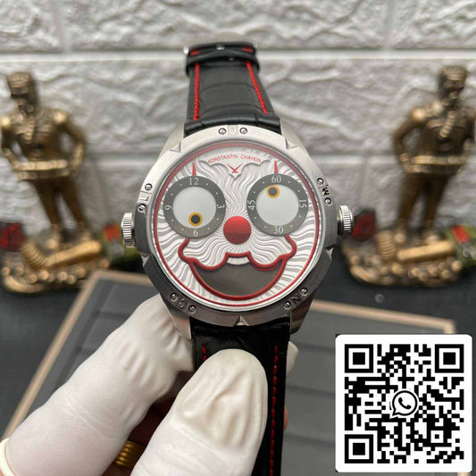 Konstantin Chaykin Joker K07 White Dial Red cinturino 1:1 Best Edition TW Fabbrica V3s Version