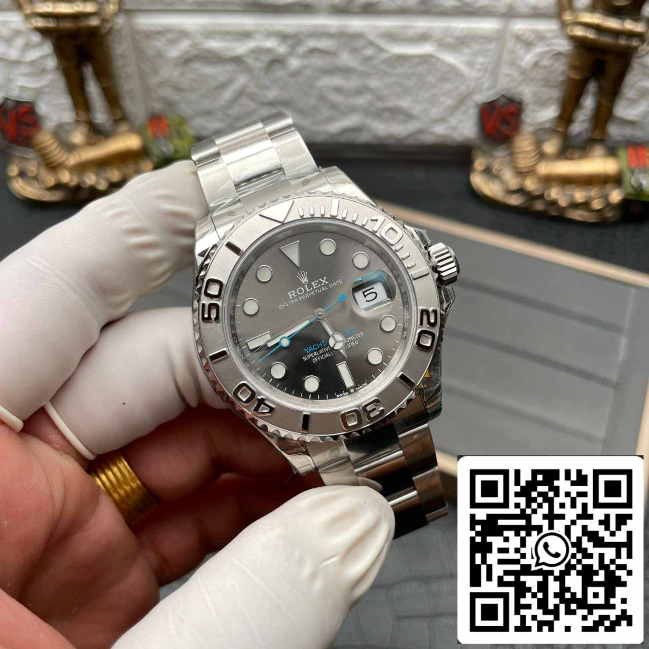 Rolex Yacht‑Master M126622-0001 40MM 1:1 edizione migliore VS Fabbrica Acciaio cinturino