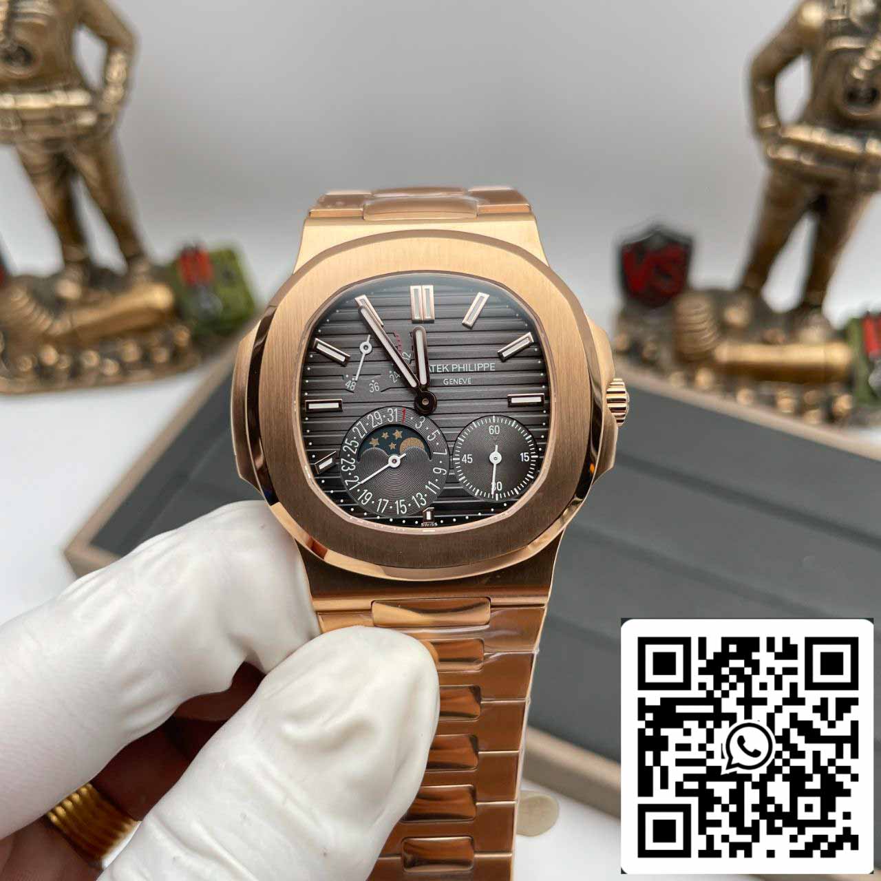 replica Patek Philippe Nautilus 5712/1R-001 custom dial PPF V2