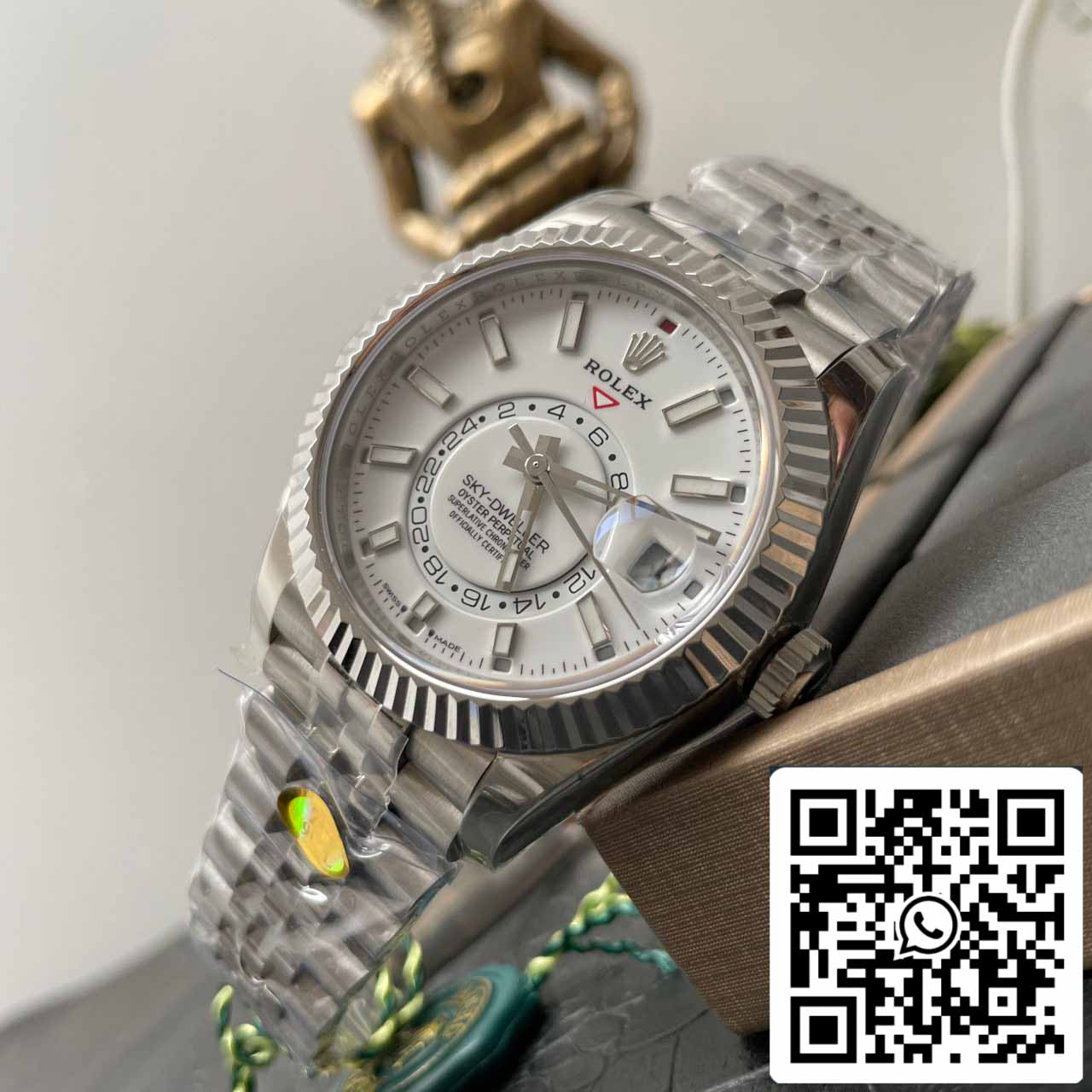 Rolex Sky Dweller M336934-0003 1:1 Best Edition ZF Fabbrica White Dial