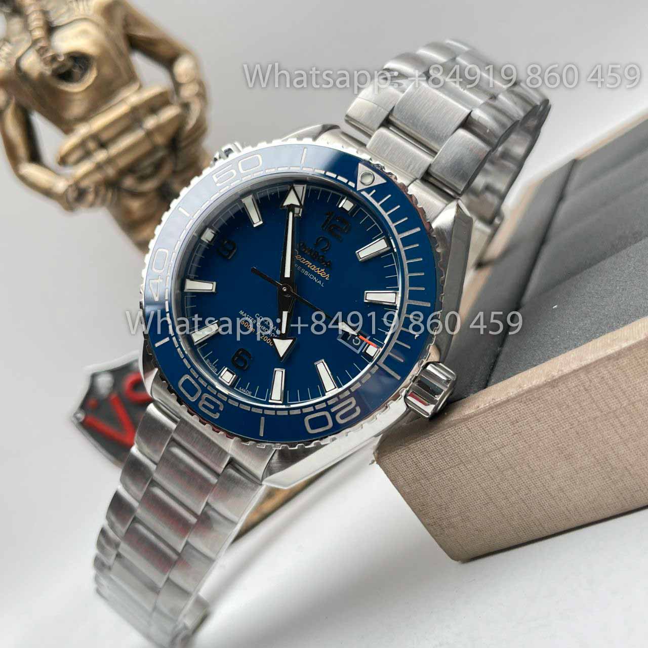 Omega Seamaster 215.30.44.21.03.001 1:1 edição melhor VS Fabbrica Blu ceramica quadrante Swiss 8900