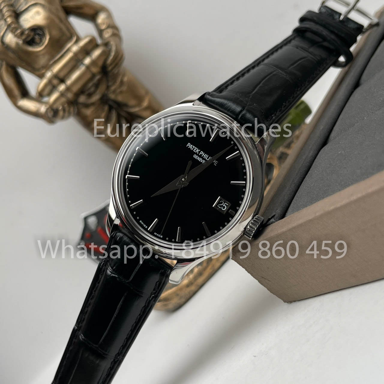 Patek Philippe Calatrava 5227G-010 1:1 edição melhor 3K Fabric quadrante preto